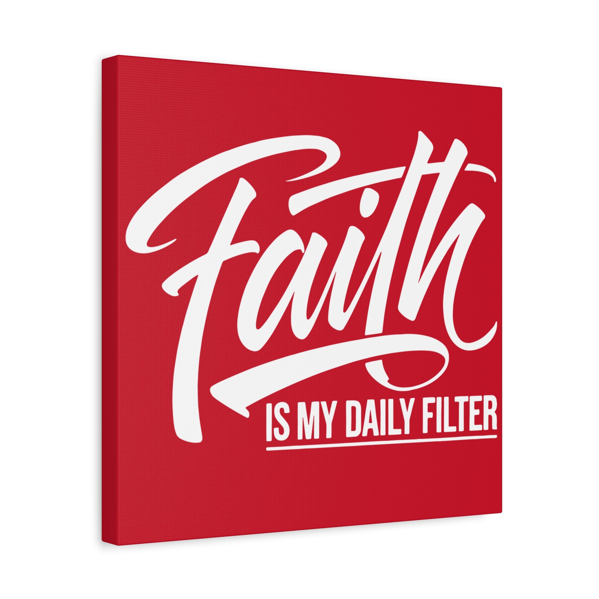 Copy of Inspirational Canvas Wall Art, Faith Quote Decor, Motivational Home Decor, Gray Wall Hanging, Gift for Faith Lovers