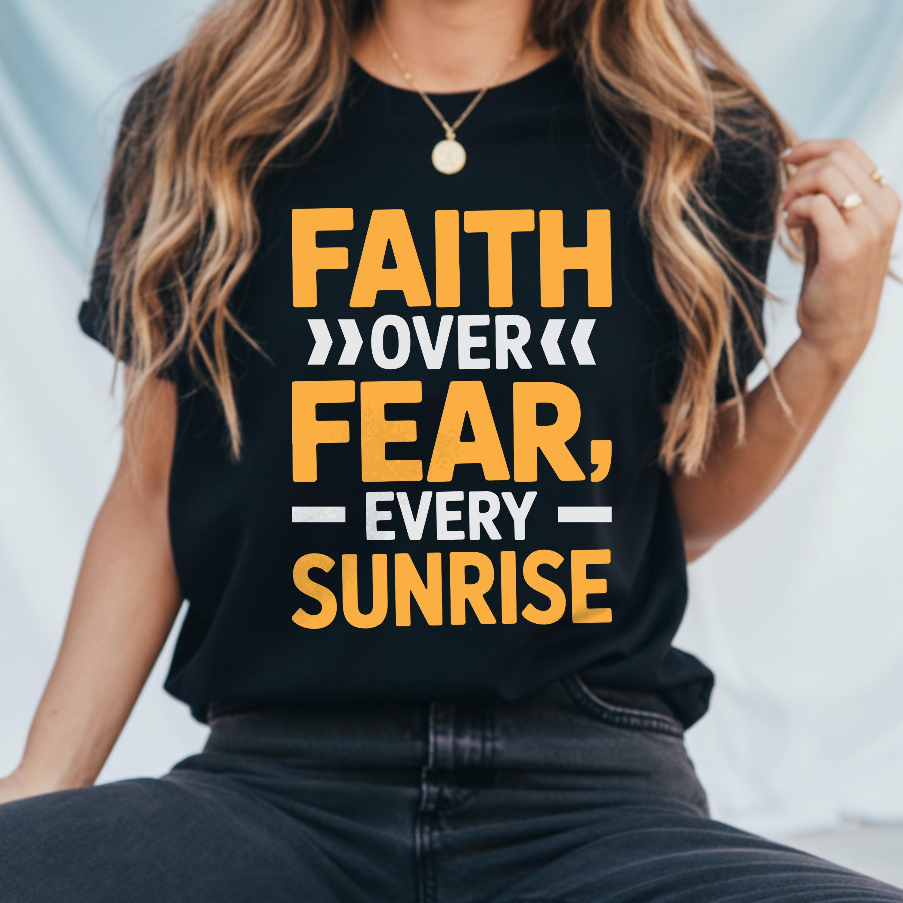 Faith Over Fear Unisex T-Shirt for Motivational Wear