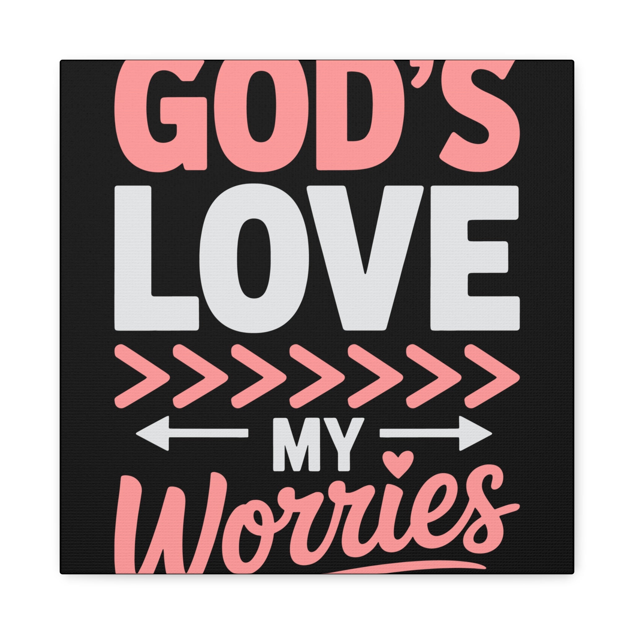 Inspirational Canvas Wall Art, Home Decor, Christian Gift, Motivational Wall Art, Stress Relief Decor, Housewarming Gift