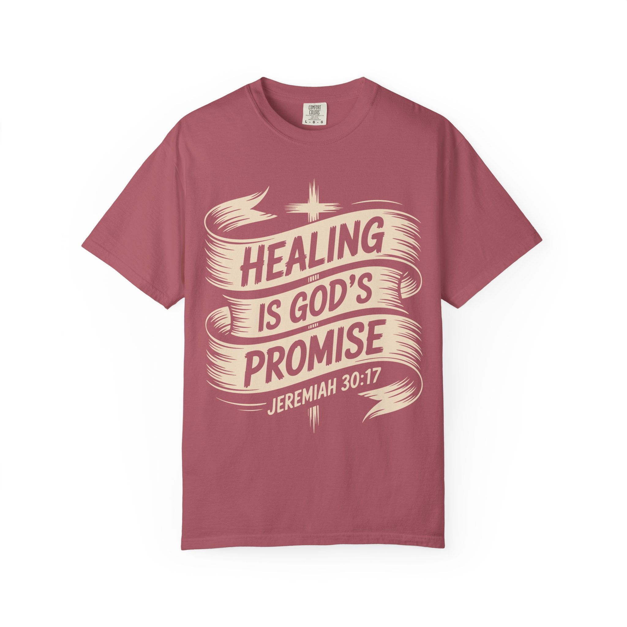 Healing is God's Promise T-Shirt, Faith-Based Apparel