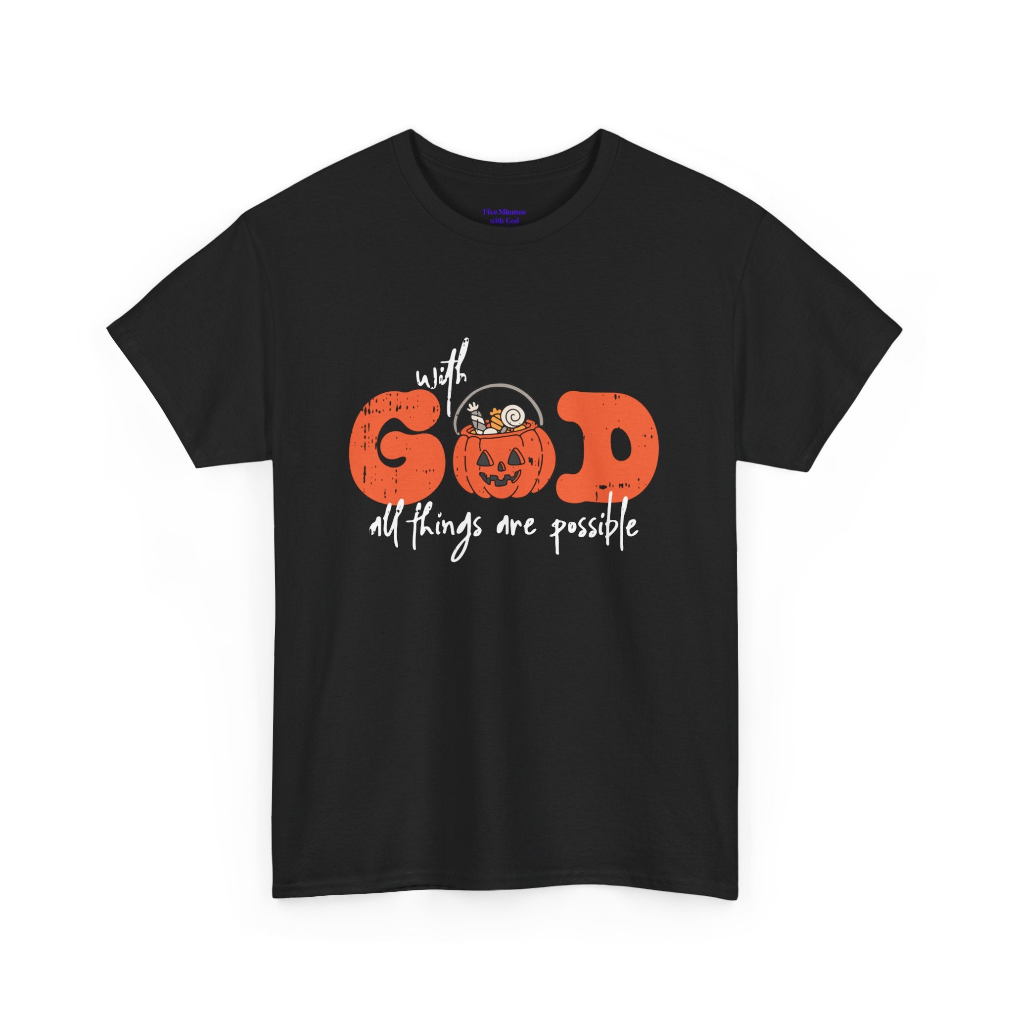 Faith-Inspired Unisex Tee - God All Things Are Possible Shirt