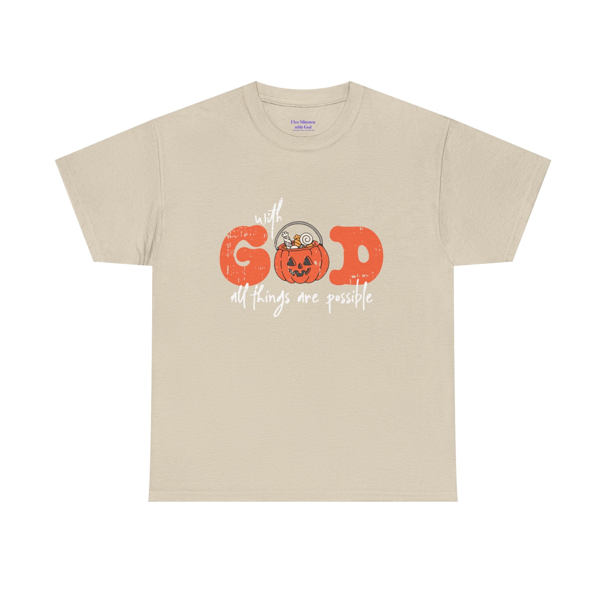 Faith-Inspired Unisex Tee - God All Things Are Possible Shirt