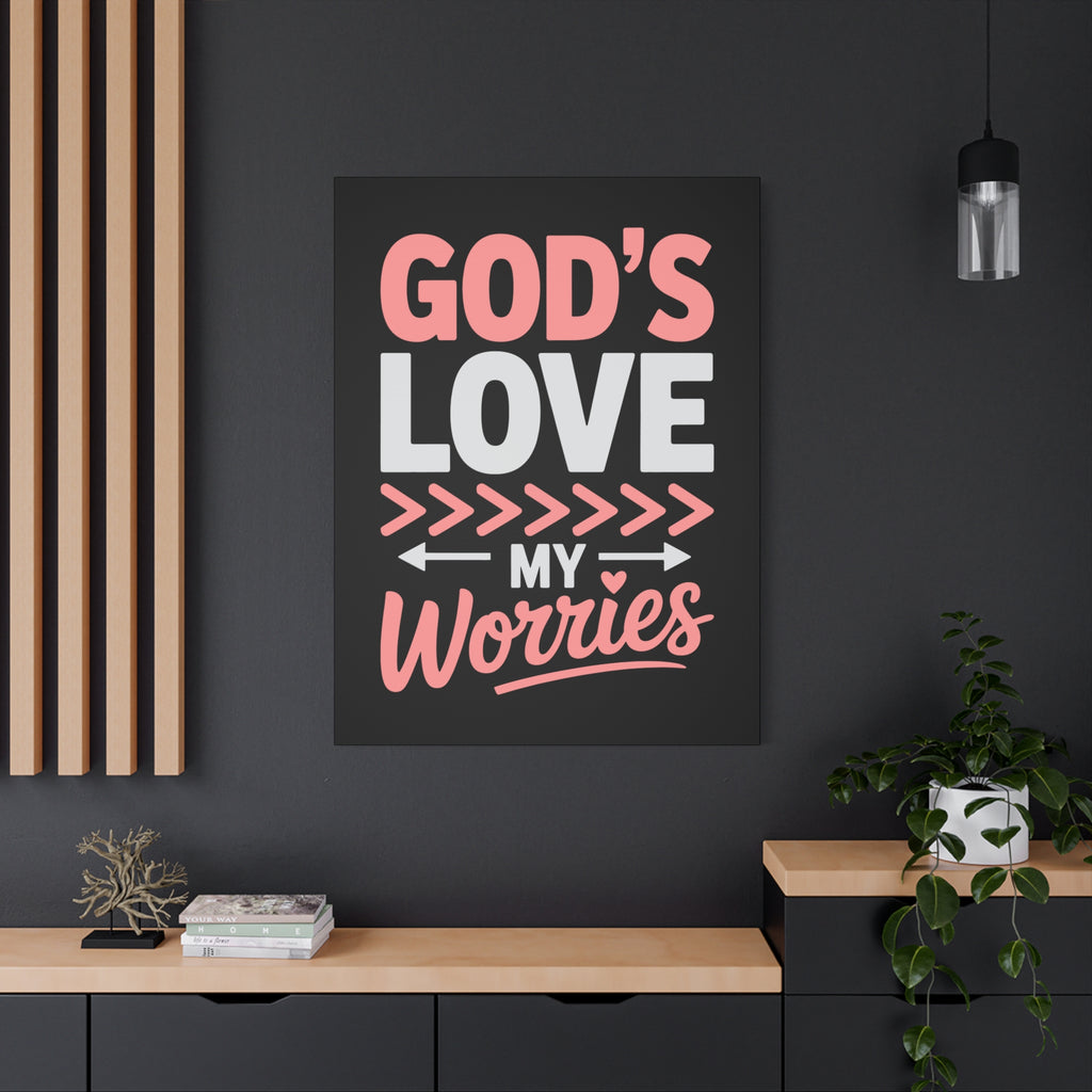 Inspirational Canvas Wall Art, Home Decor, Christian Gift, Motivational Wall Art, Stress Relief Decor, Housewarming Gift
