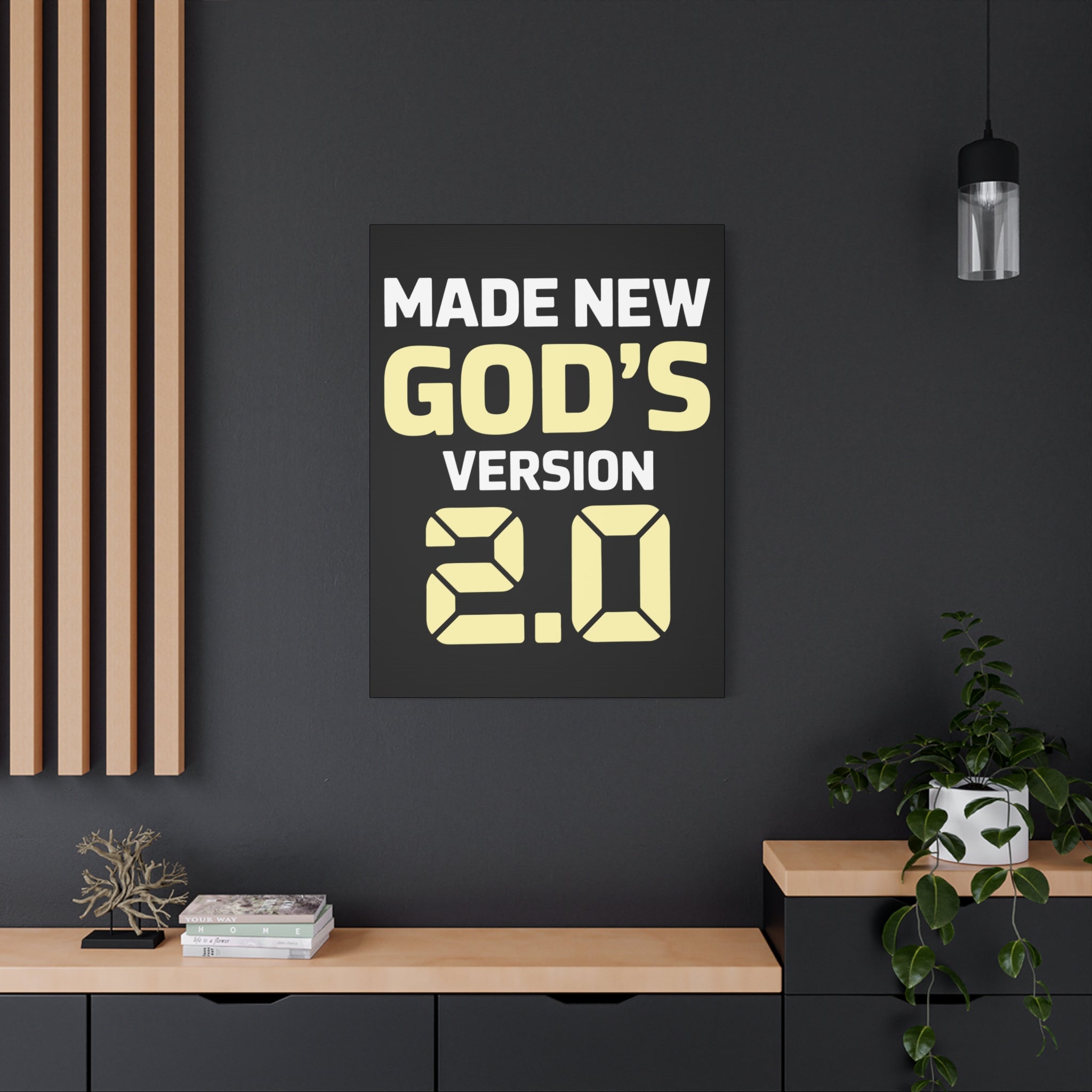 Inspirational Wall Art Canvas, Faith Decor, Home Decoration, Uplifting Gift, Christian Home, Motivational Room