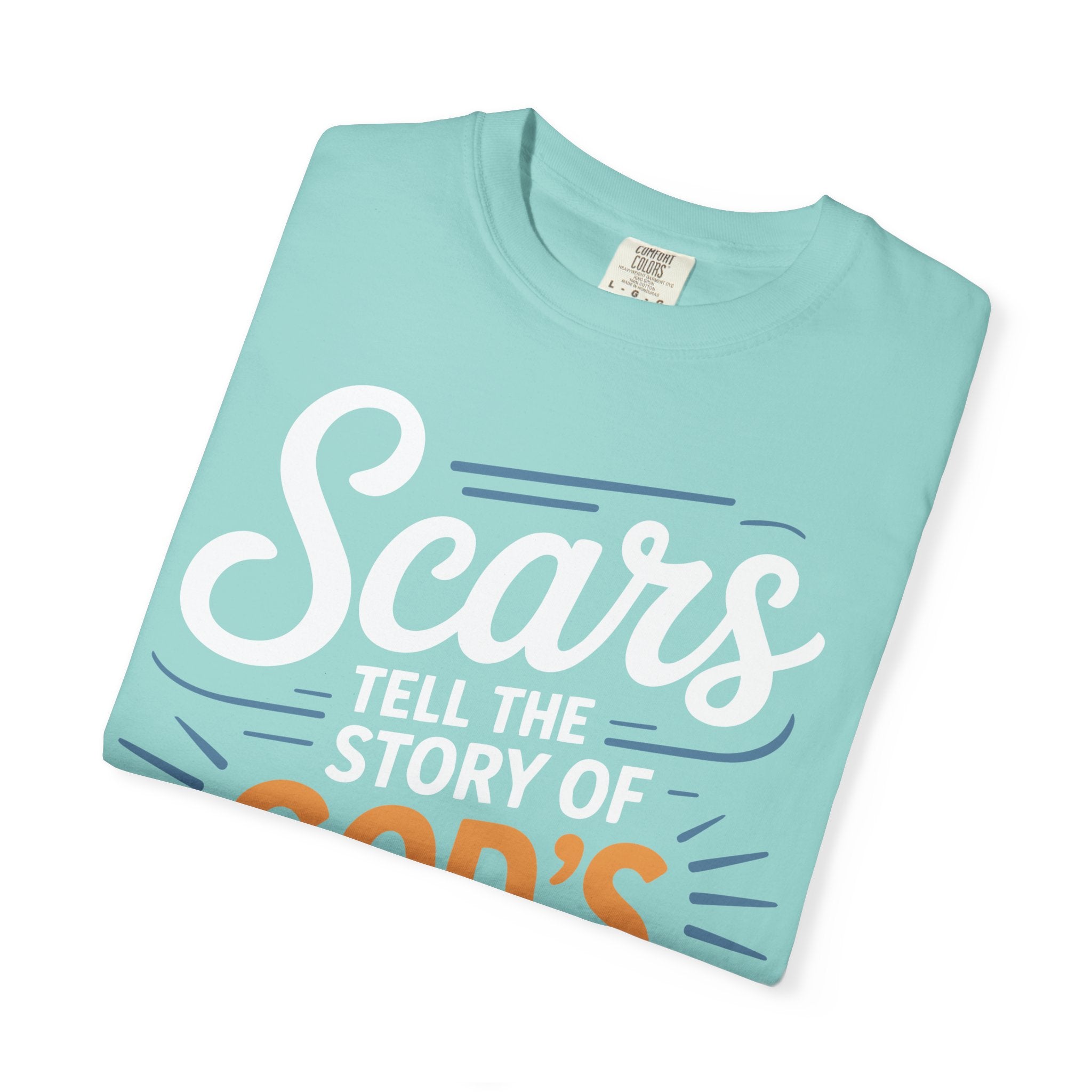 Healing Message Unisex T-Shirt - Scars Tell the Story of God's Healing