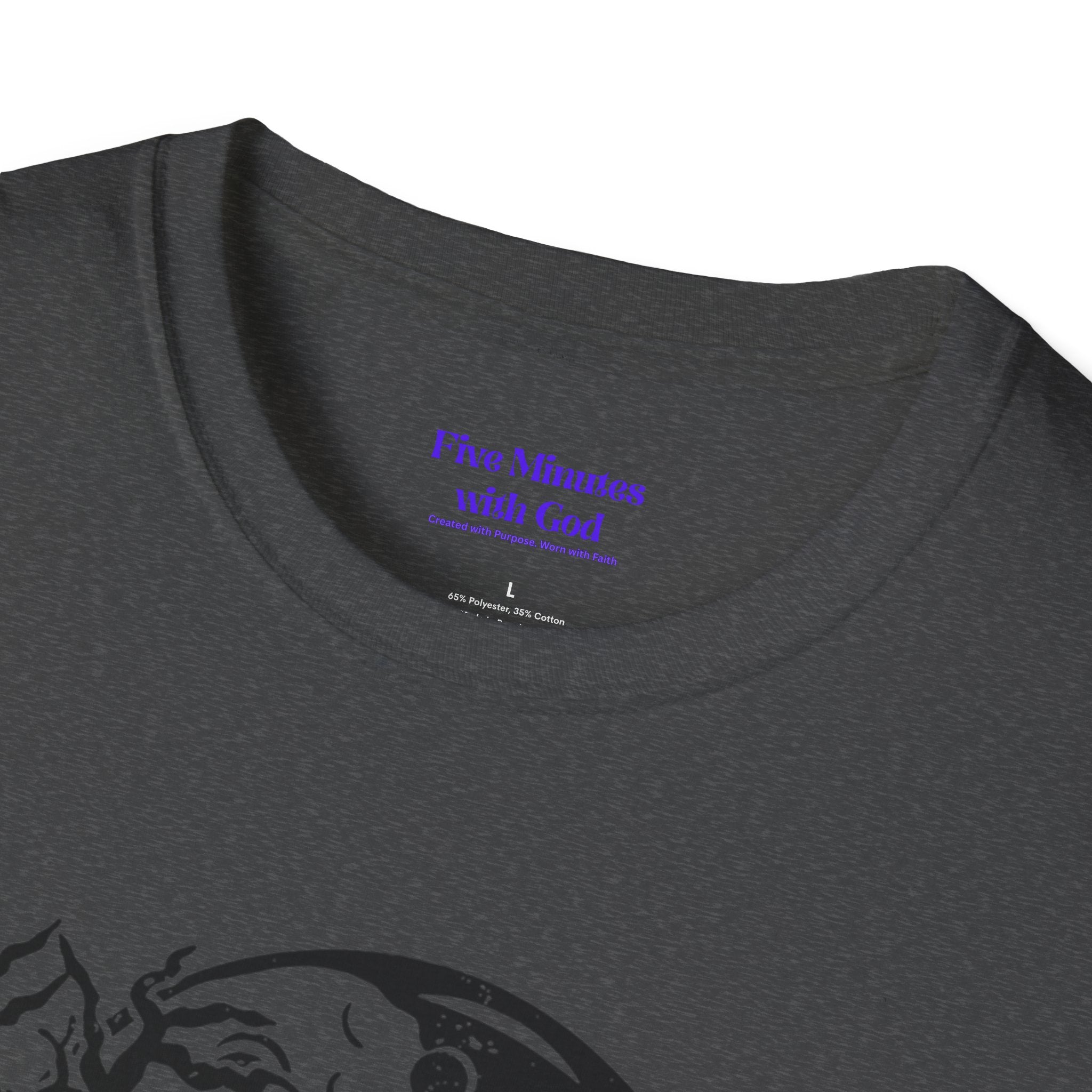 Unisex Softstyle T-Shirt - "Life is Scary Without Jesus" Halloween Tee, Christian Apparel, Faith-Based Gift, Religious T-Shirt