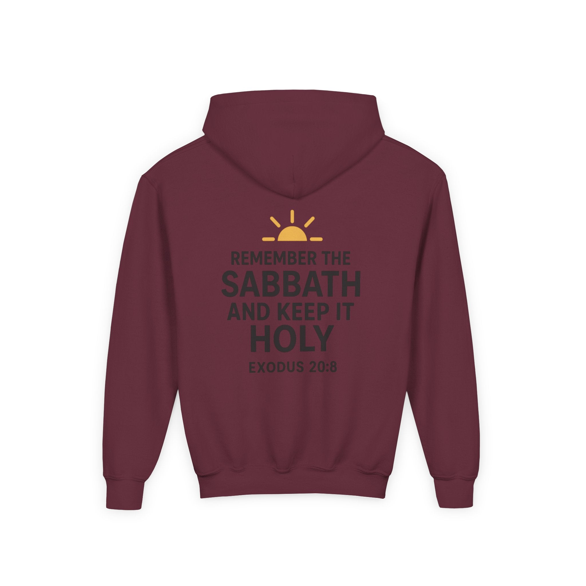 Sabbath Mode Youth Hoodie, Comfortable Hooded Sweatshirt for Kids, Perfect for Religious Observances, Christian Gift, Sunday Wear