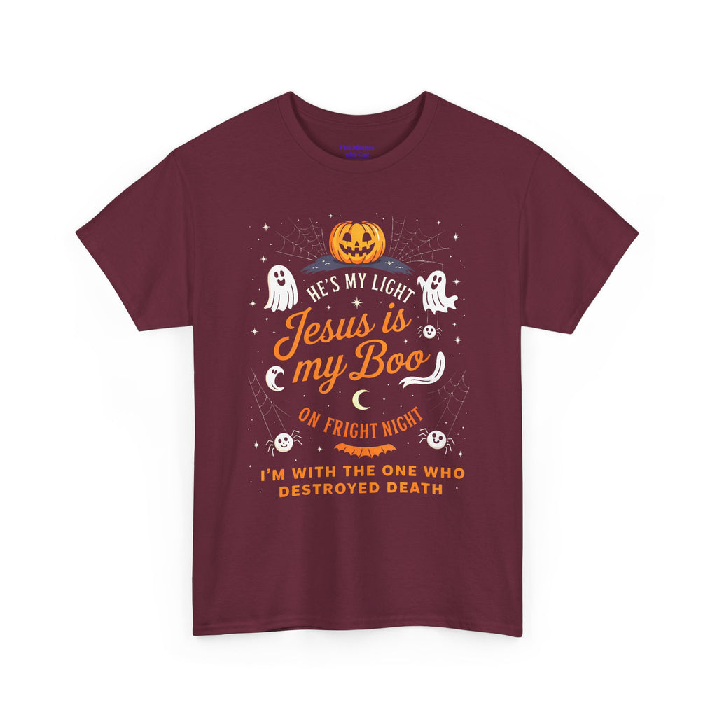 Halloween Faith Tee - Jesus is My Boo, Unisex T-Shirt for Halloween, Christian Halloween Shirt, Gift for Christian Friends, Spooky [...]