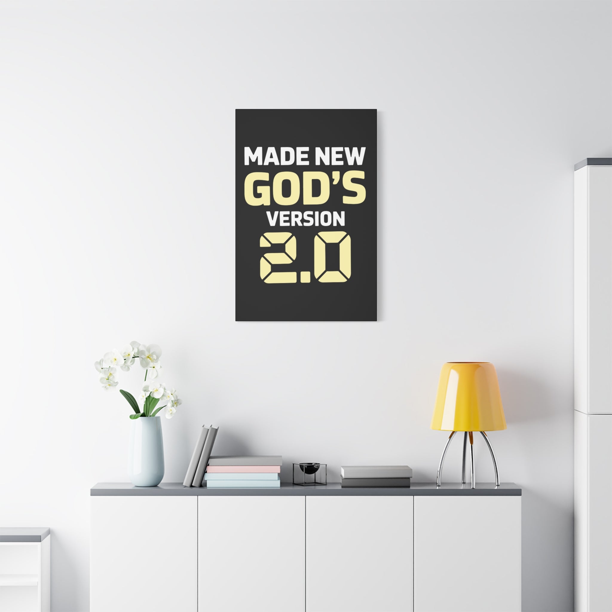 Inspirational Wall Art Canvas, Faith Decor, Home Decoration, Uplifting Gift, Christian Home, Motivational Room