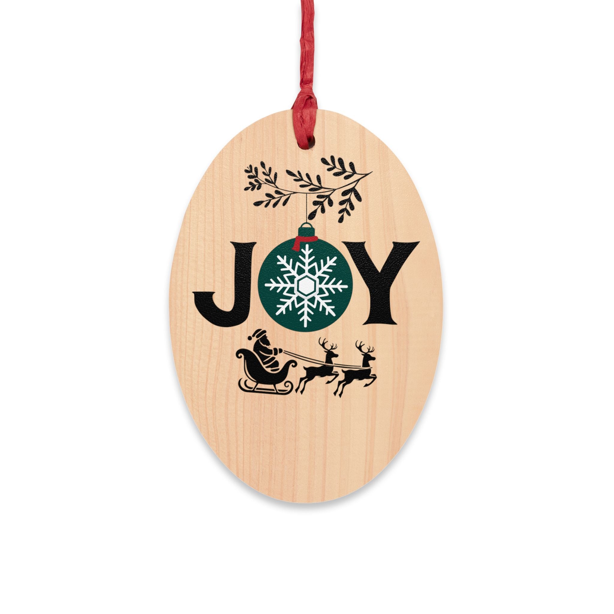 Joyful Wooden Ornaments - Holiday Decor for Christmas, Tree Decorations, Gift Tags, Home Decor, Festive Keepsakes
