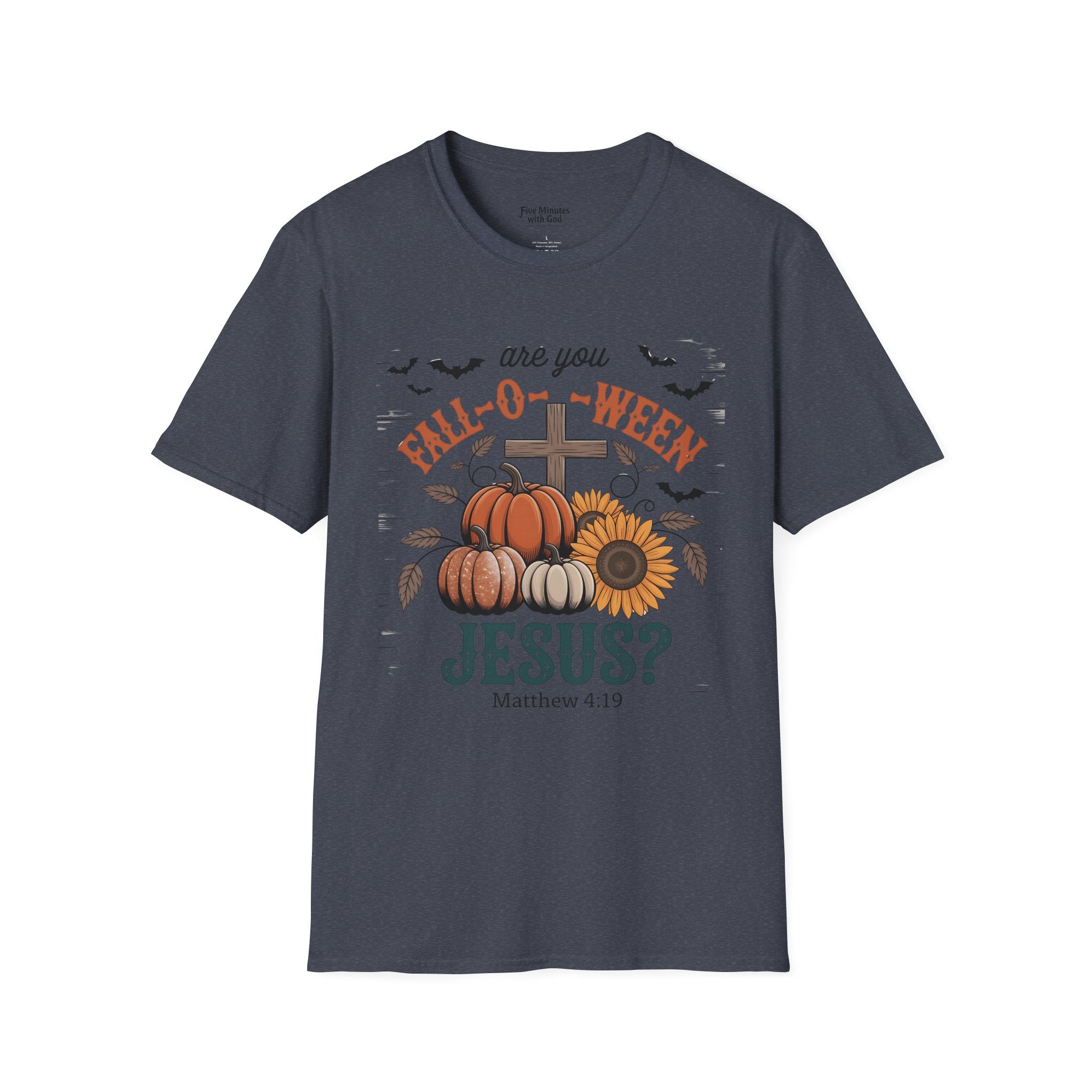 Fall-Themed T-Shirt: Are You Fall-O-Ween Jesus? Halloween Tee, Unisex Shirt, Autumn Apparel, Faith-Based Gift, Seasonal Wear