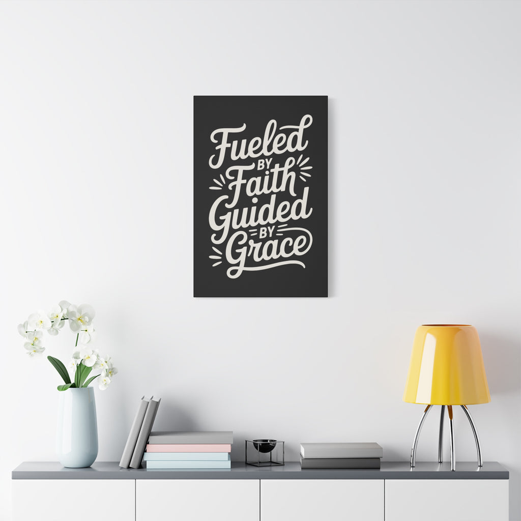 Stretched Canvas Art, Motivational Wall Decor, Home Inspirational Art, Faith-Based Decor, Gift for Faith Lovers