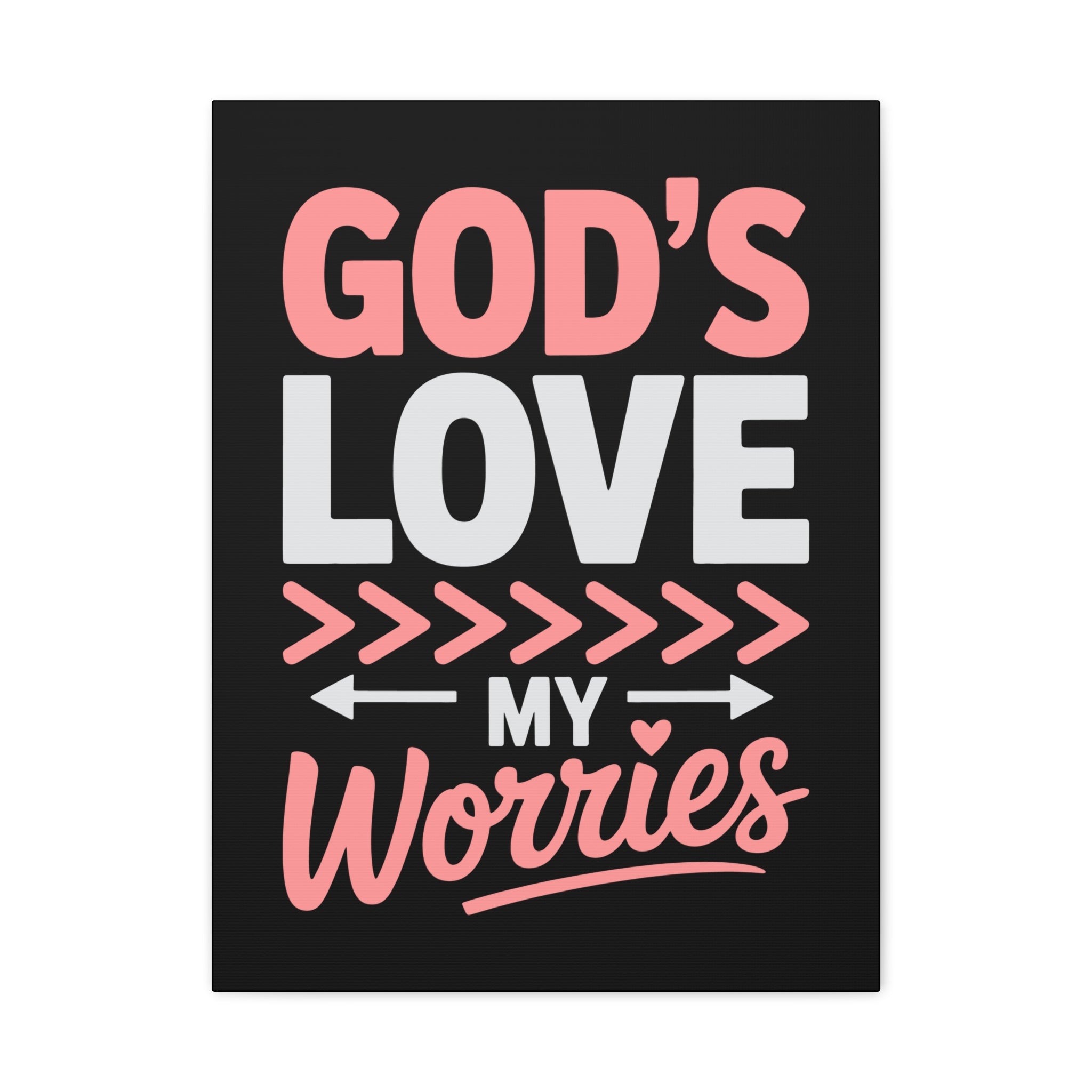 Inspirational Canvas Wall Art, Home Decor, Christian Gift, Motivational Wall Art, Stress Relief Decor, Housewarming Gift