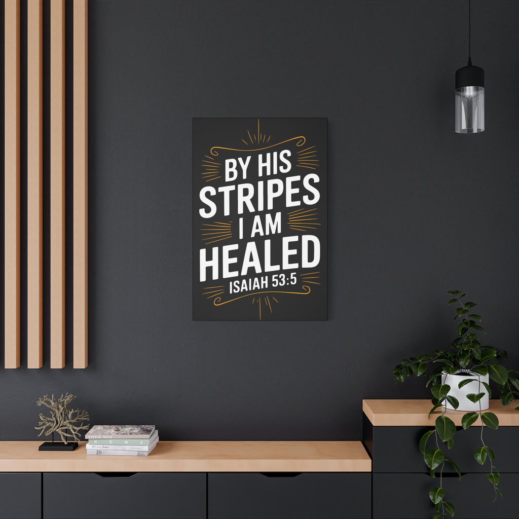 Inspirational Canvas Wall Art - Faith Decor, Christian Gift, Healing Quote, Home Decor, Modern Artwork