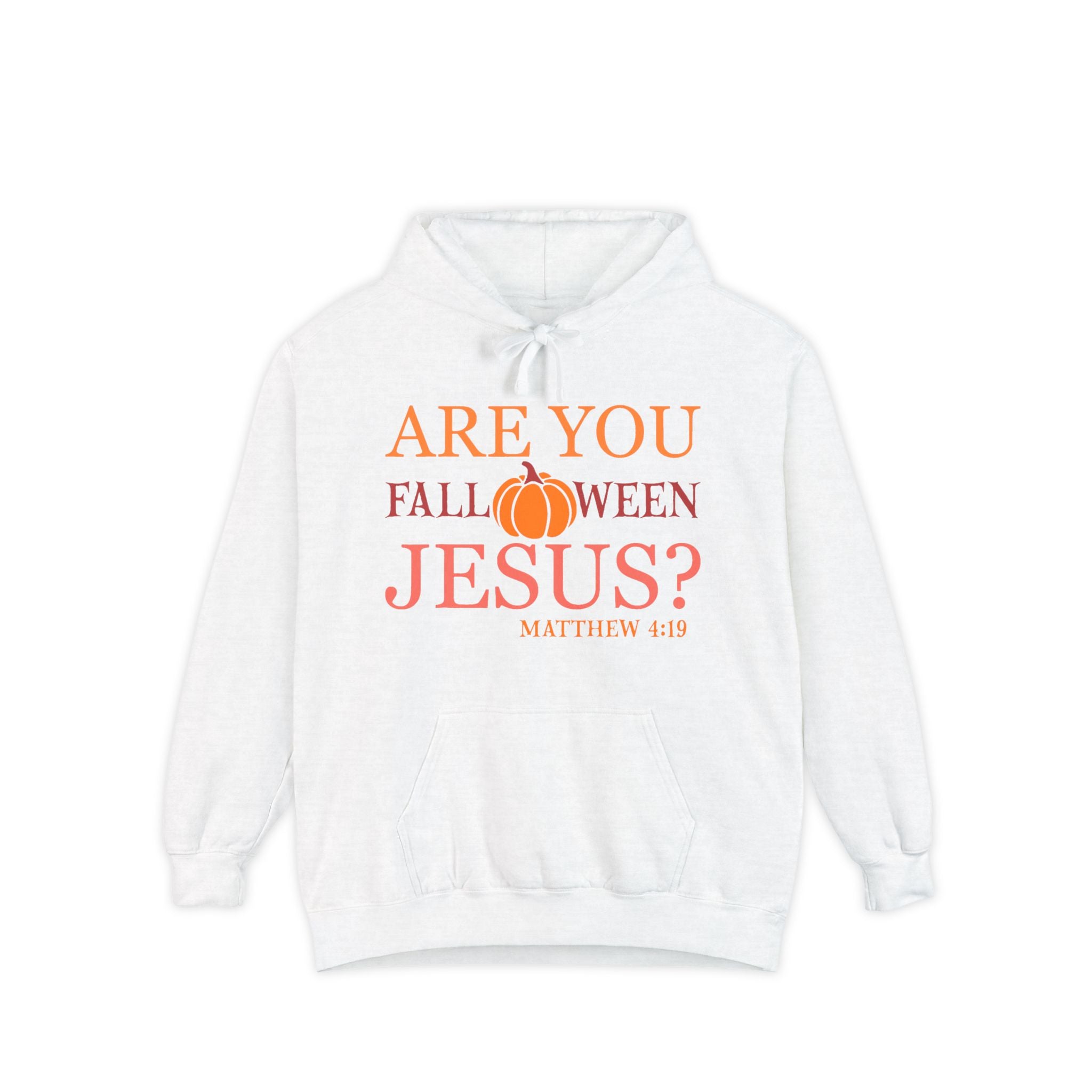 Fall-Themed Hoodie with Inspirational Text | Perfect for Halloween, Cozy Gift, Unisex Apparel, Casual Wear