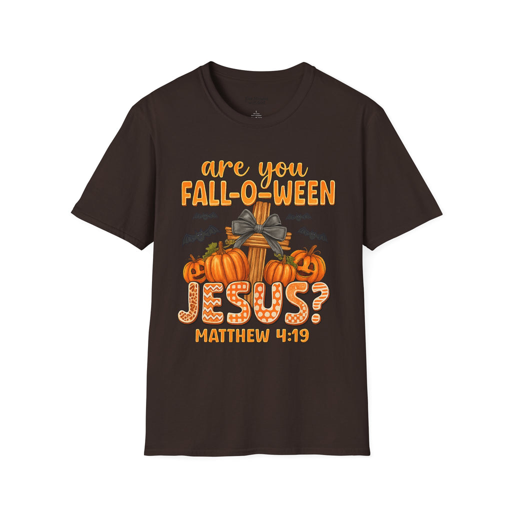 Funny Christian Halloween T-Shirt, Jesus Pumpkin Tee, Unisex Fall Shirt, Autumn Festive Apparel, Holiday Gift Idea