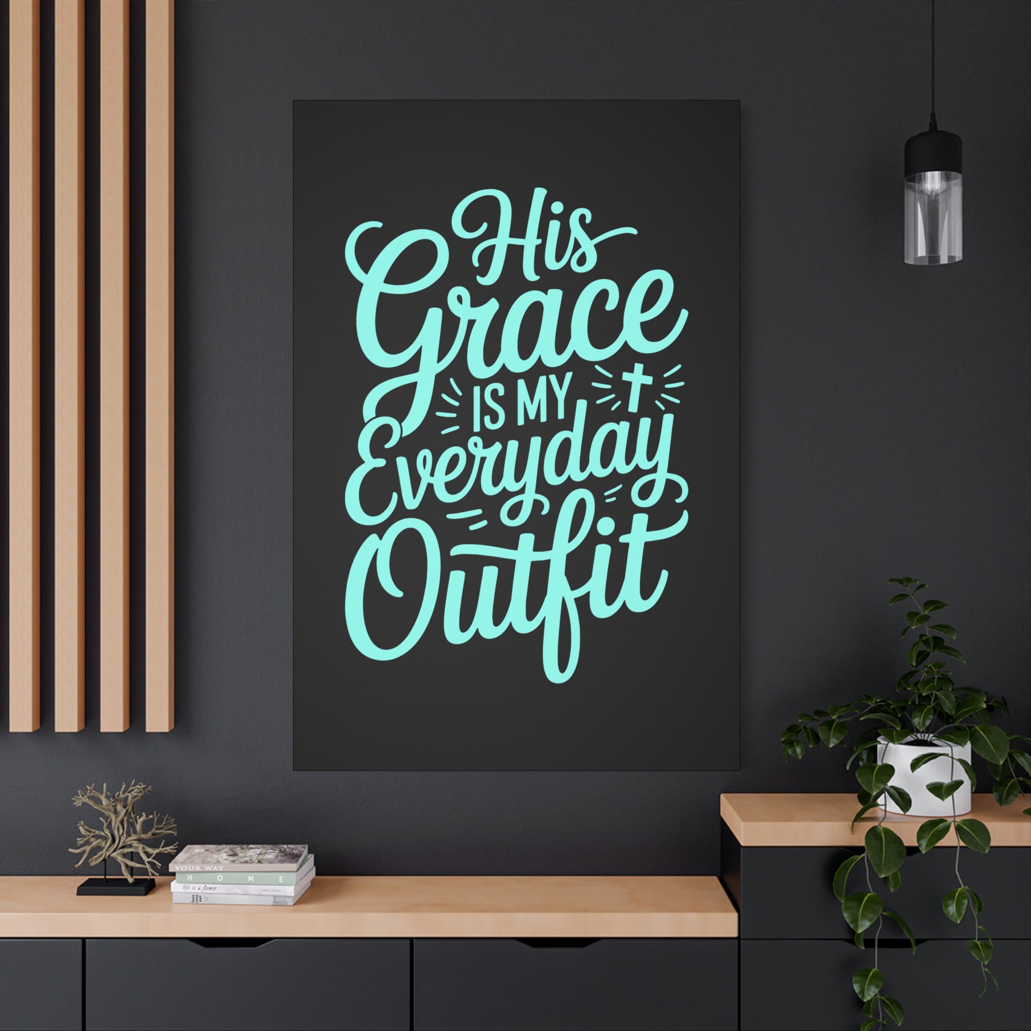 Inspirational Wall Art Canvas, Faith Decor, Religious Home Decor, Meaningful Gift, Everyday Motivation