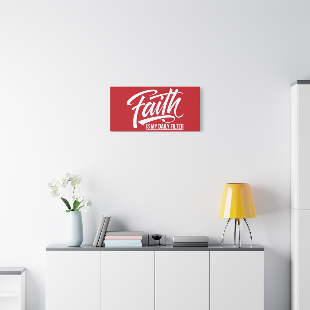 Copy of Inspirational Canvas Wall Art, Faith Quote Decor, Motivational Home Decor, Gray Wall Hanging, Gift for Faith Lovers