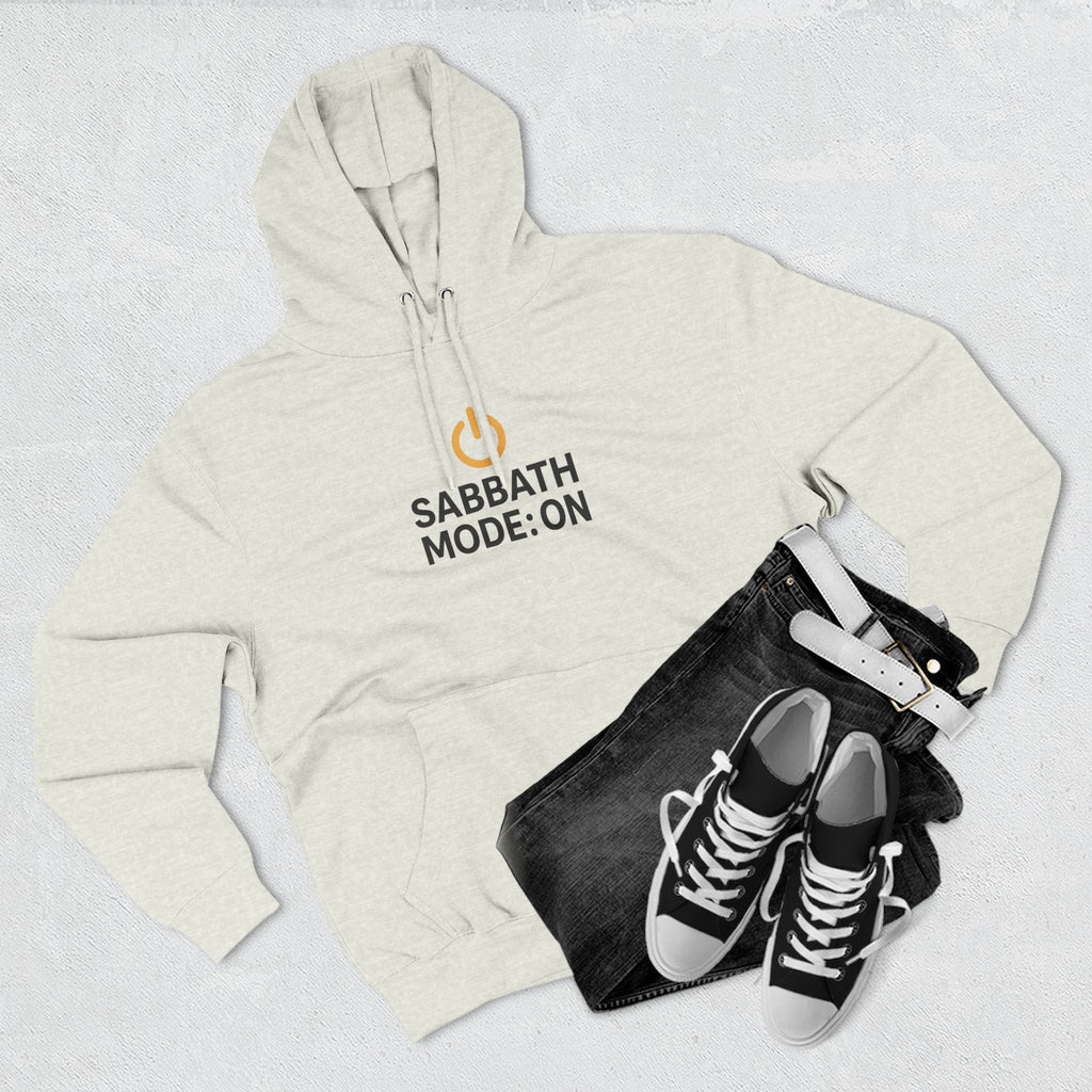 Sabbath Mode Fleece Hoodie | Faith Apparel, Religious Gift, Comfortable Hoodie, Cozy Wear, Spiritual Fashion