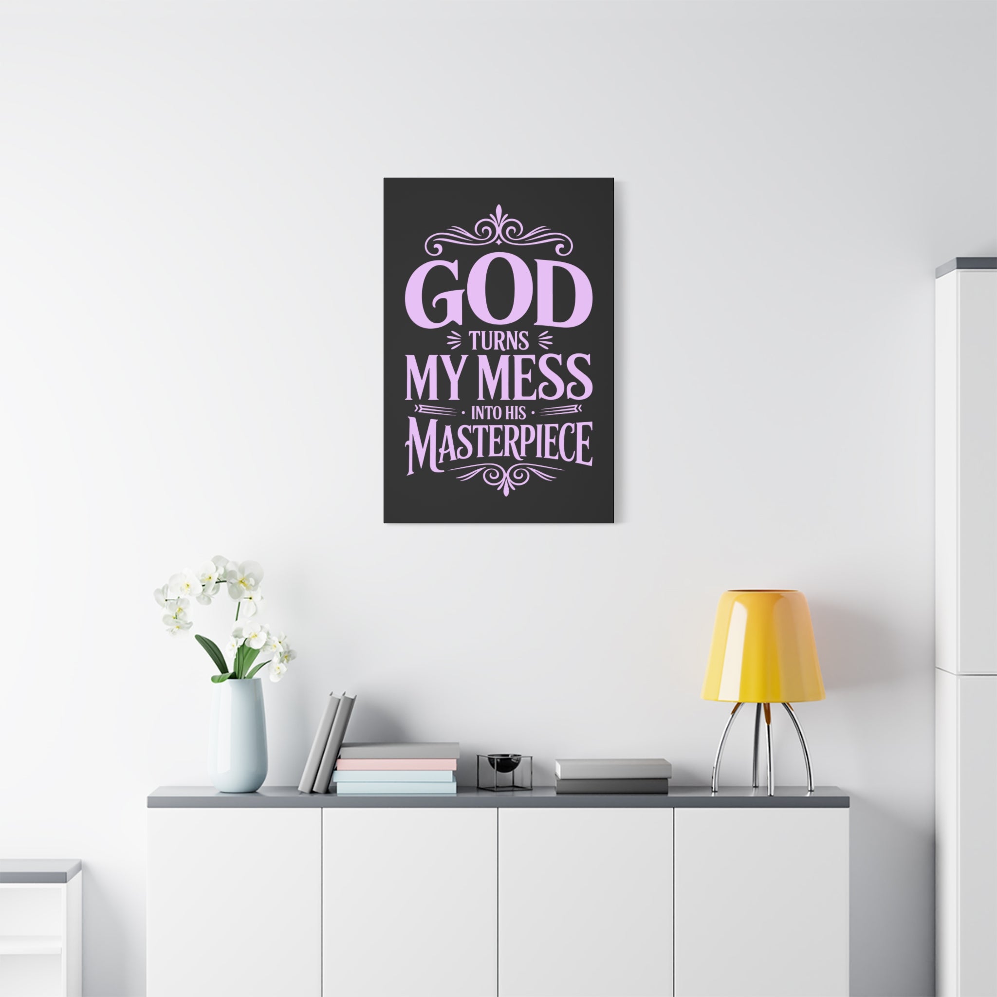 Inspirational Canvas Wall Art, Home Decor, Christian Gift, Motivational Wall Art, Faith-Based Decoration, Room Aesthetic, Gift for Her