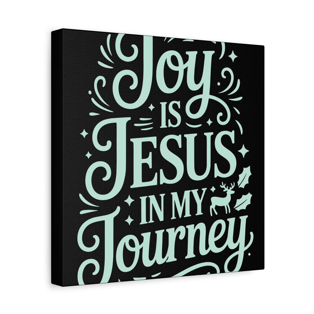 Joy in My Journey Canvas Wall Art, Religious Decor, Christmas Gift, Inspirational Wall Art, Joyful Home Decoration, Faith-Based Art