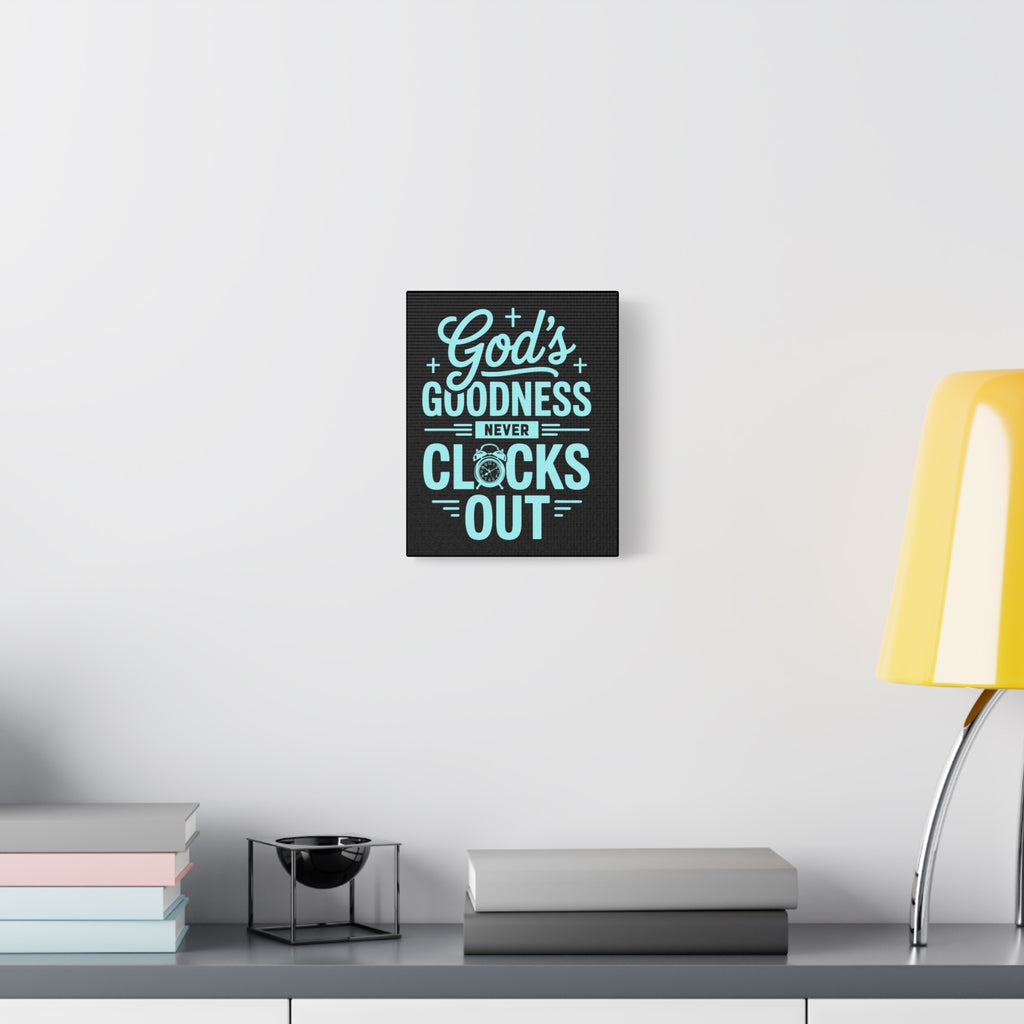 Inspirational Canvas Wall Art, Motivational Decor, Faith-Based Gift, Home Decoration, Religious Wall Art, God's Goodness