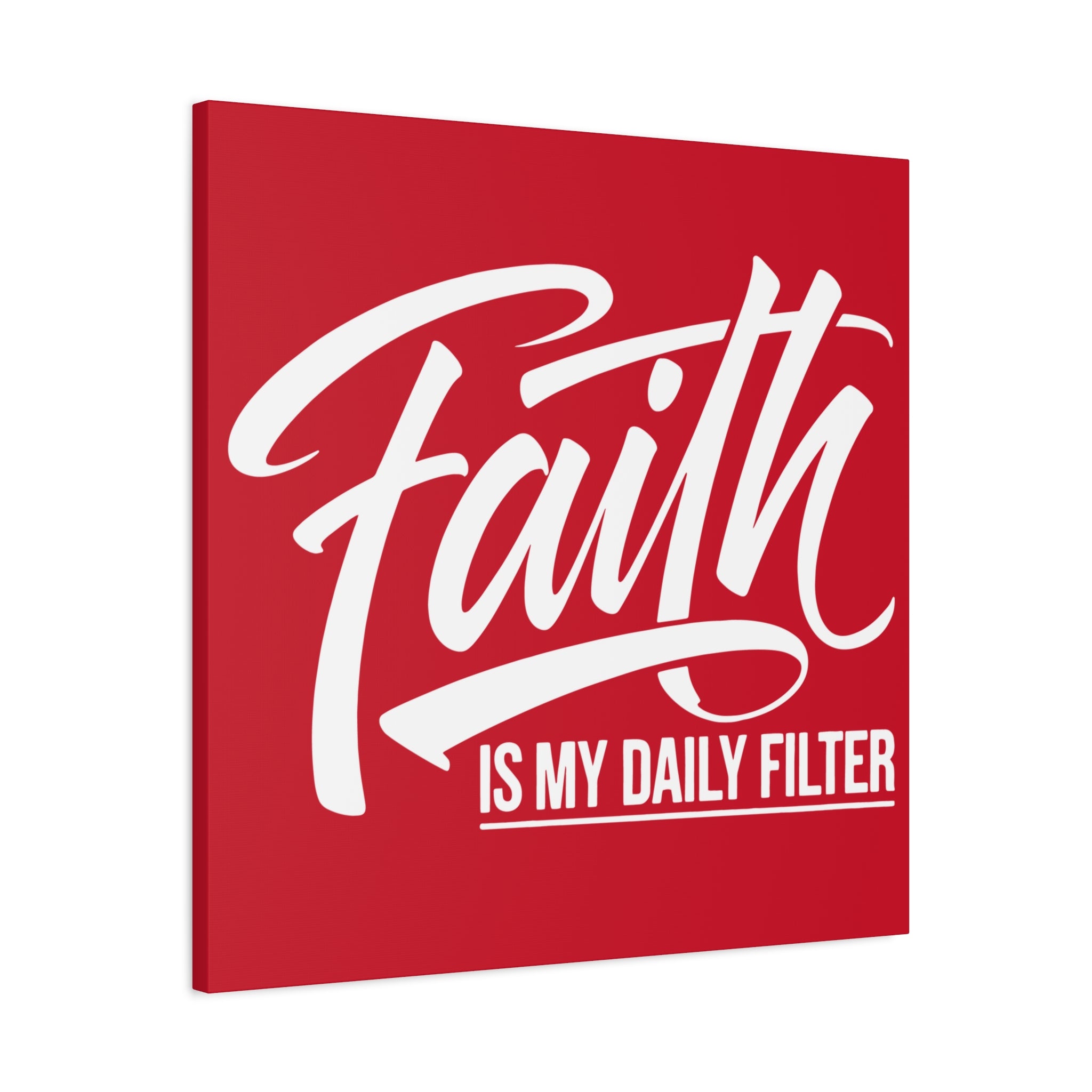 Copy of Inspirational Canvas Wall Art, Faith Quote Decor, Motivational Home Decor, Gray Wall Hanging, Gift for Faith Lovers