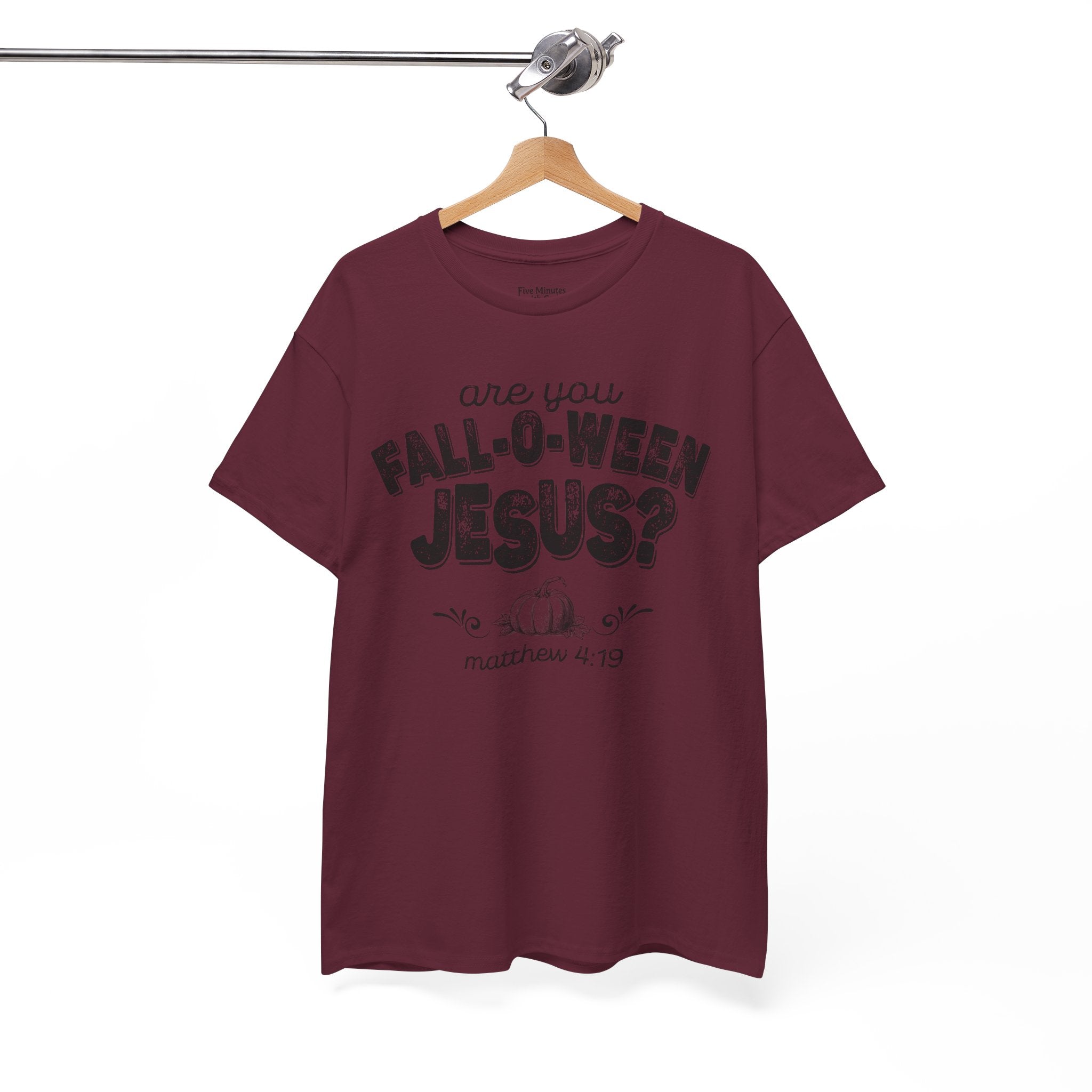 Fall-Themed Tee, Are You Fall-O-Ween Jesus, Unisex Cotton Shirt, Funny Fall Apparel, Halloween T-Shirt, Thanksgiving Gift Ideas