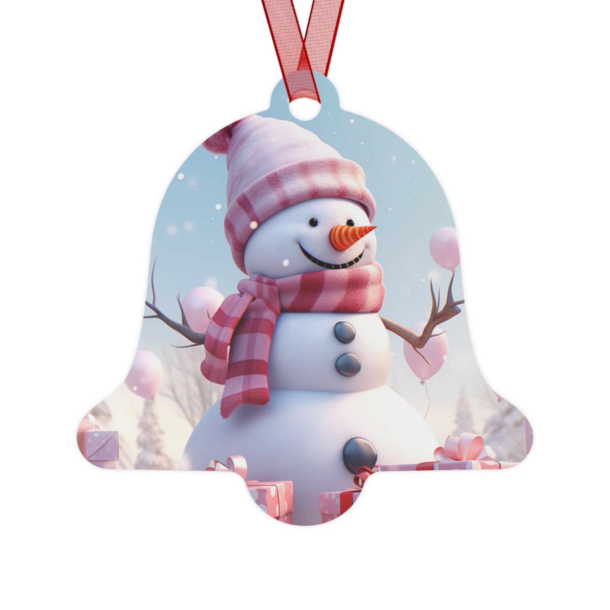 Festive Snowman Metal Ornaments | Holiday Decorations, Christmas Tree, Winter Decor, Gift Tags, Seasonal Charm