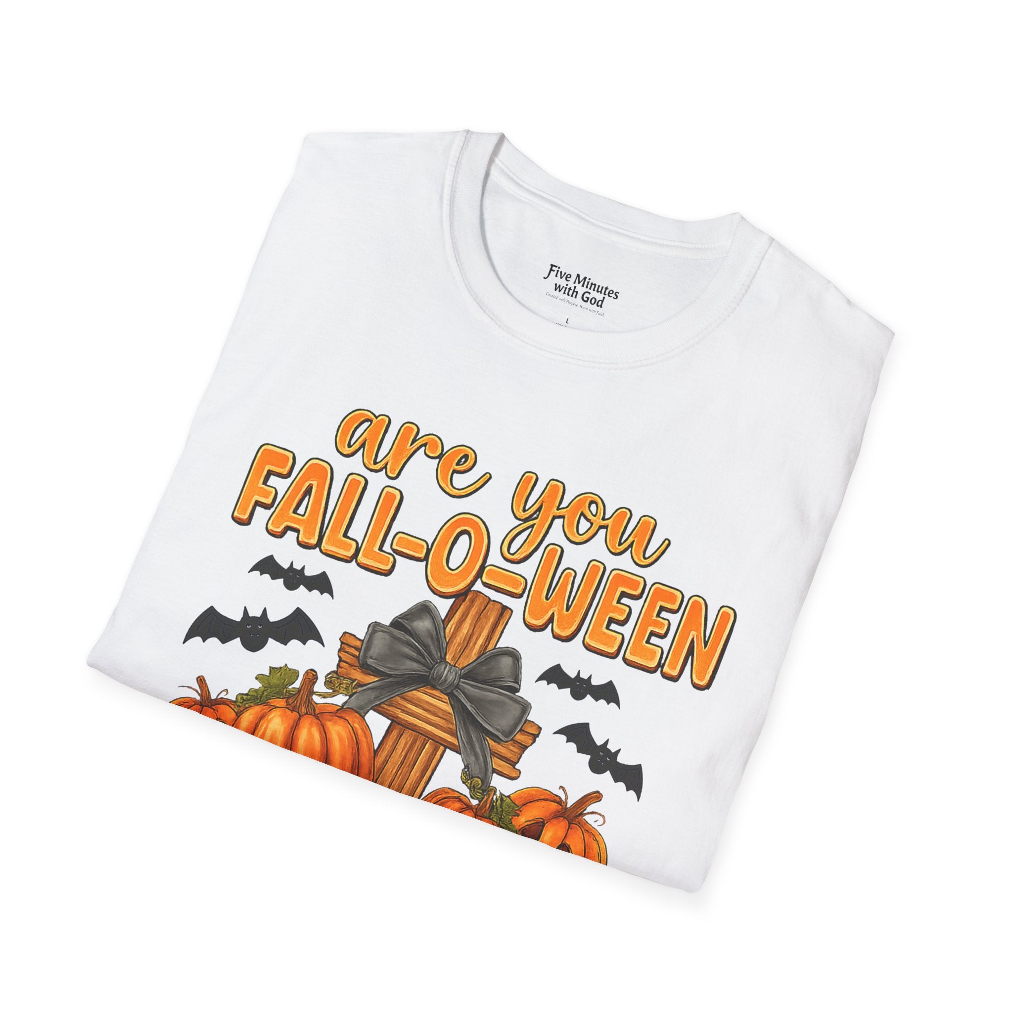 Funny Christian Halloween T-Shirt, Jesus Pumpkin Tee, Unisex Fall Shirt, Autumn Festive Apparel, Holiday Gift Idea