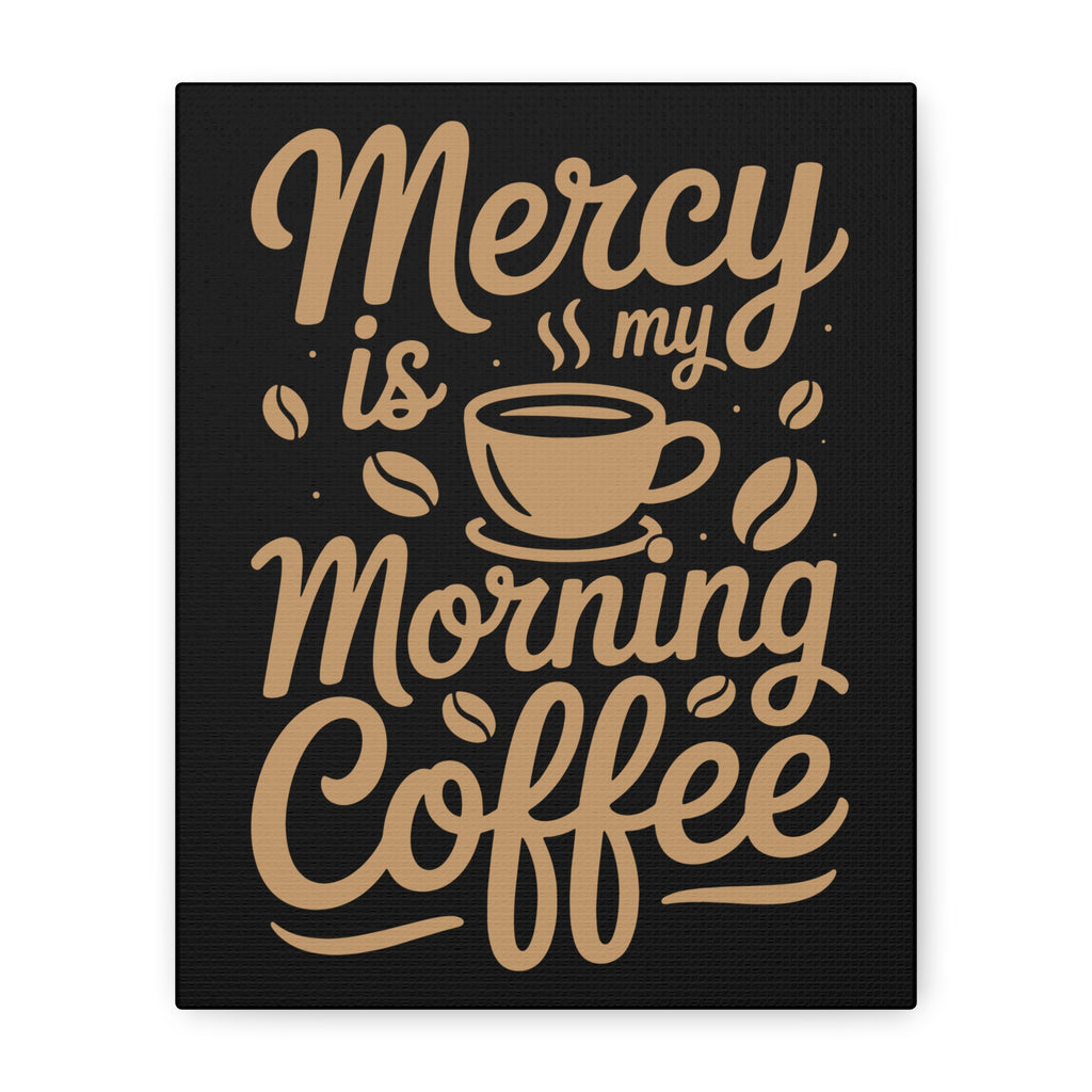 Coffee-Themed Canvas Art Print, Wall Decor for Coffee Lovers, Inspirational Home Decoration, Gift for Friends and Family