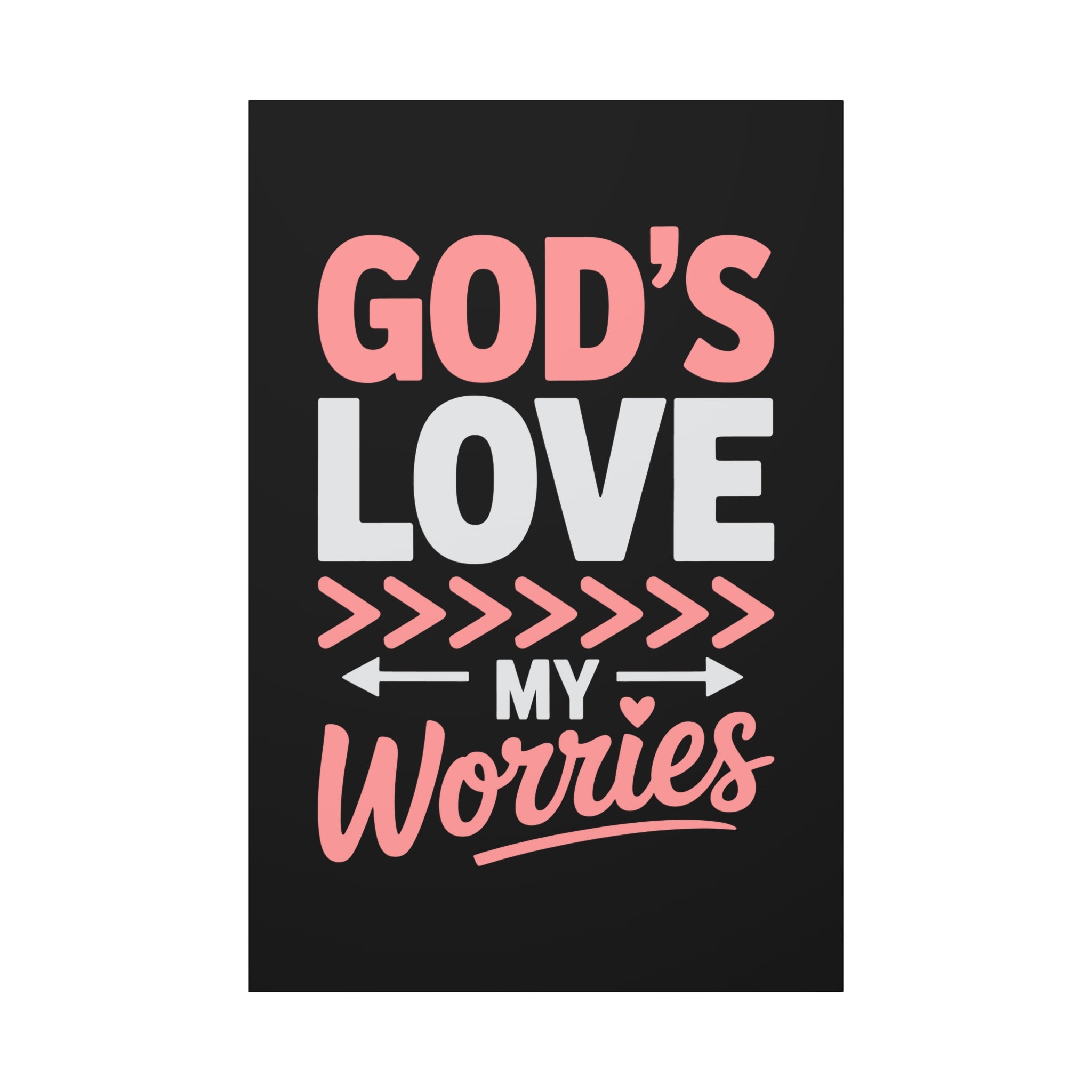 Inspirational Canvas Wall Art, Home Decor, Christian Gift, Motivational Wall Art, Stress Relief Decor, Housewarming Gift