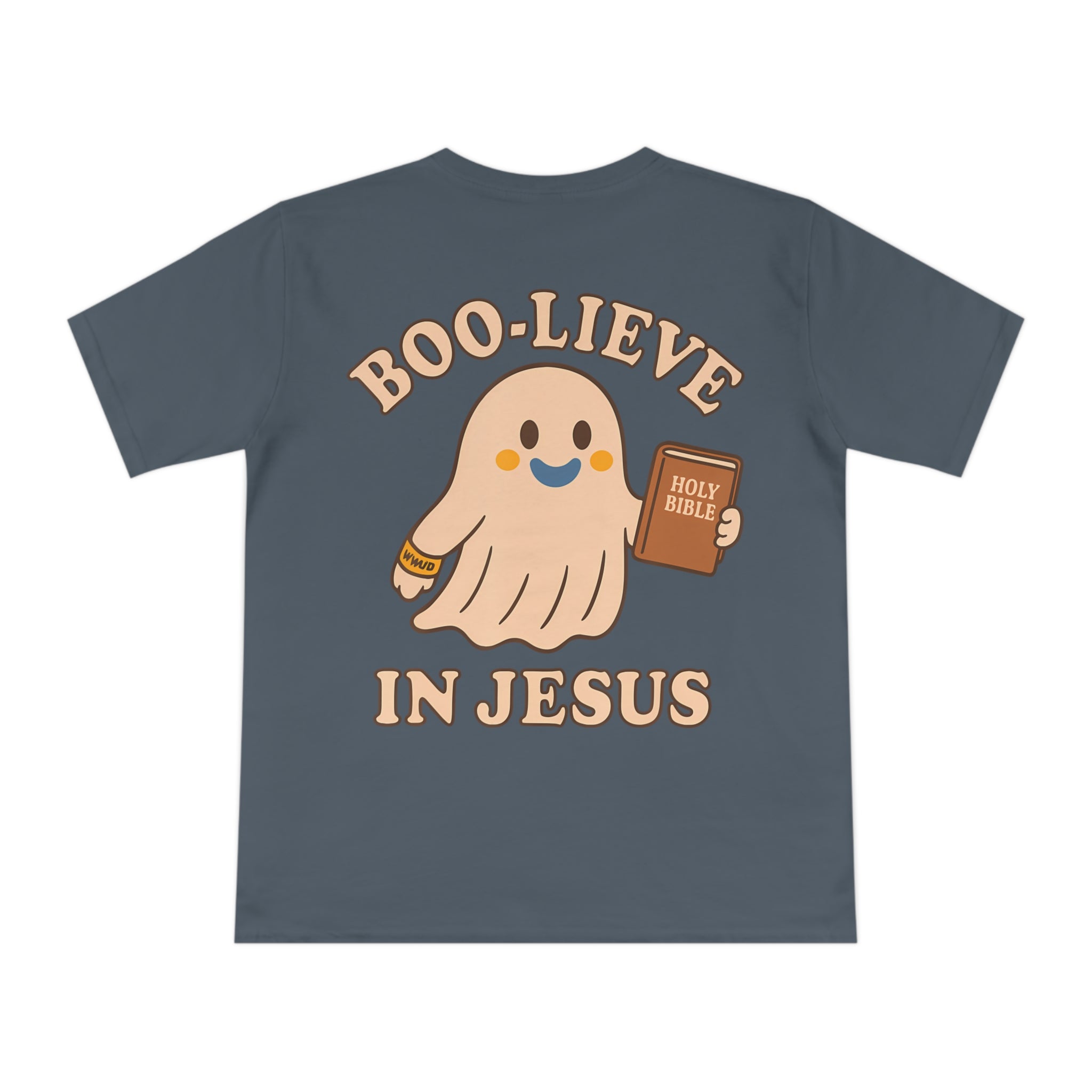 Halloween Christian T-Shirt with Fun Ghost Designs, Jesus is My Boo, Spooky Season Apparel, Faithful Holiday Shirt, Unique Gift for [...]