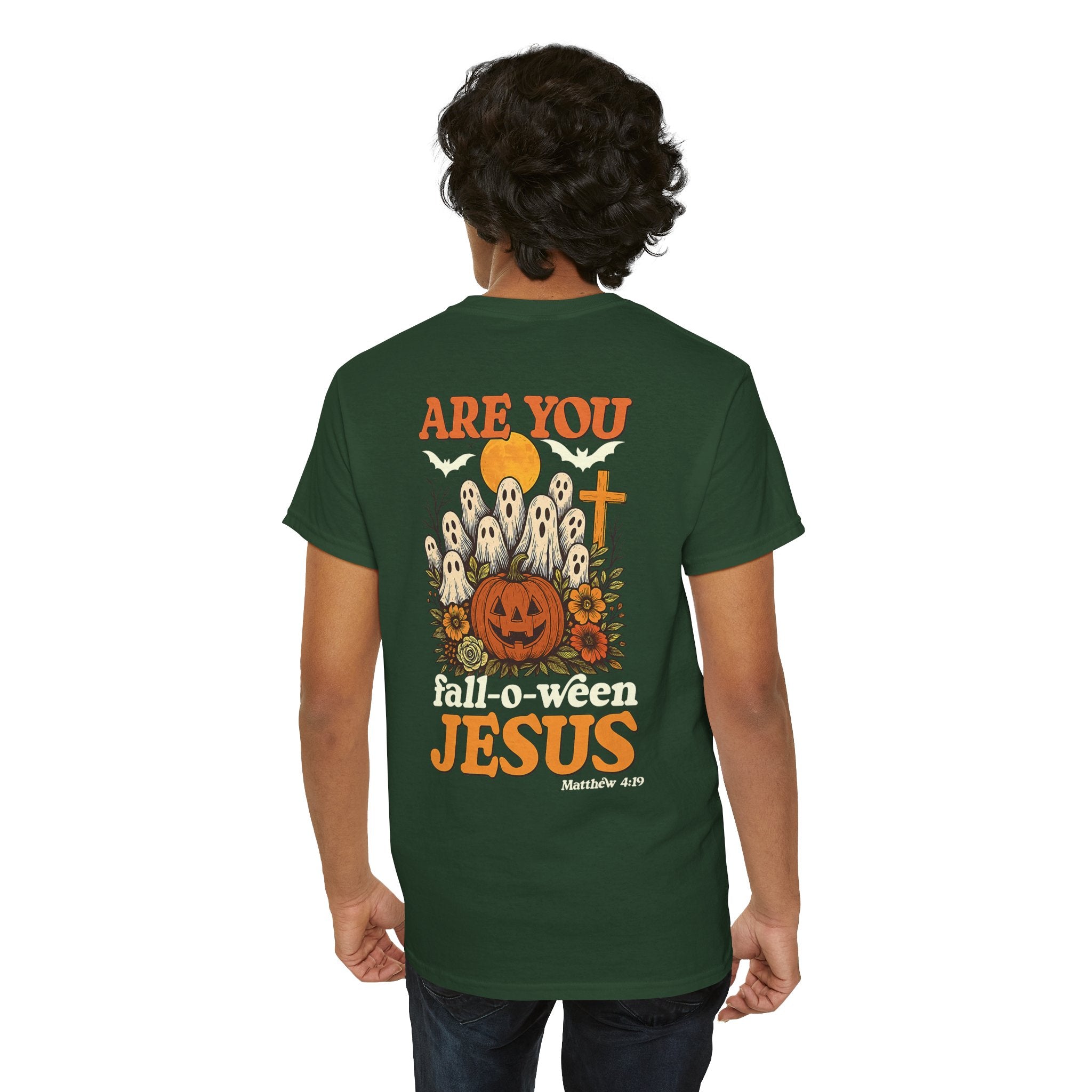 Halloween Faith Tee - Jesus is My Boo, Unisex T-Shirt for Halloween, Christian Halloween Shirt, Gift for Christian Friends, Spooky [...]