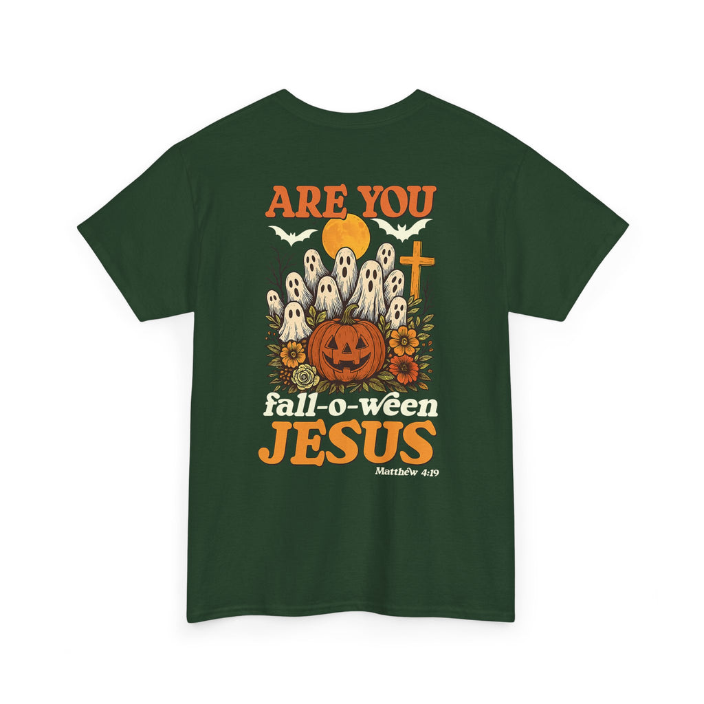 Halloween Faith Tee - Jesus is My Boo, Unisex T-Shirt for Halloween, Christian Halloween Shirt, Gift for Christian Friends, Spooky [...]