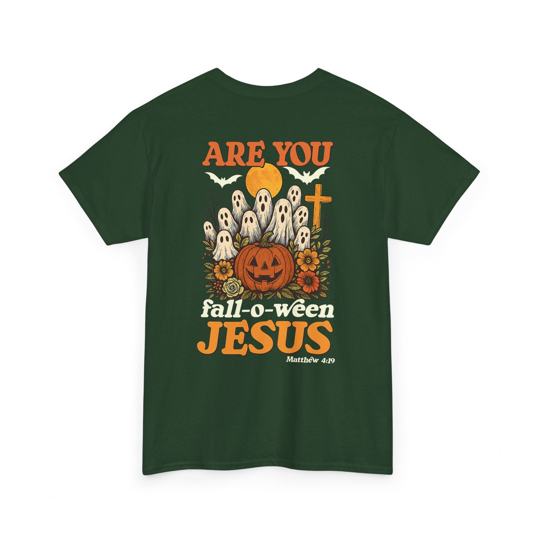 Halloween Faith Tee - Jesus is My Boo, Unisex T-Shirt for Halloween, Christian Halloween Shirt, Gift for Christian Friends, Spooky [...]