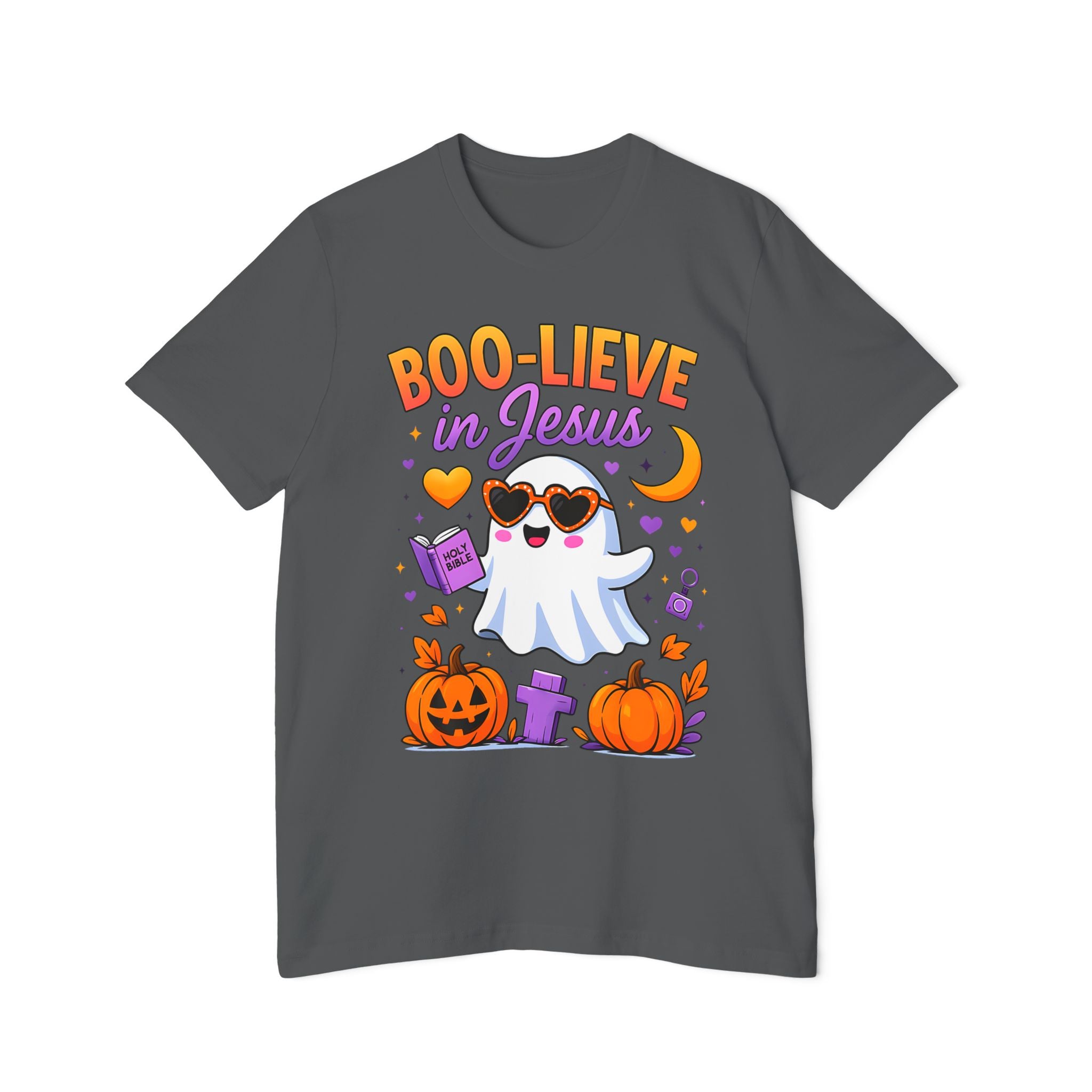 Halloween Christian Ghost T-Shirt, Boo-lieve in Jesus Shirt, Cute Halloween Apparel, Faith-Based Tee, Fall Celebration Top, Spooky [...]