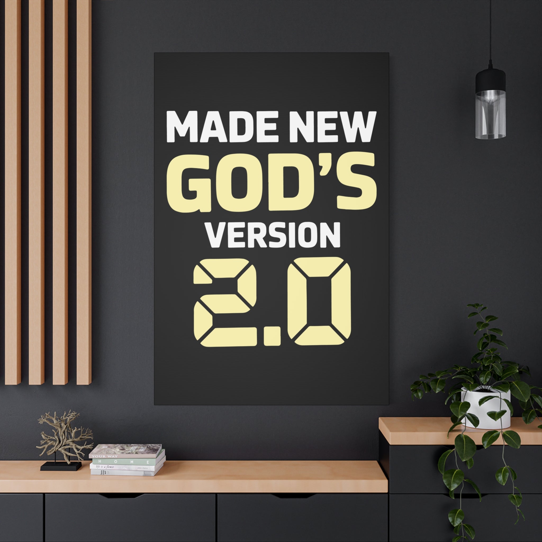 Inspirational Wall Art Canvas, Faith Decor, Home Decoration, Uplifting Gift, Christian Home, Motivational Room