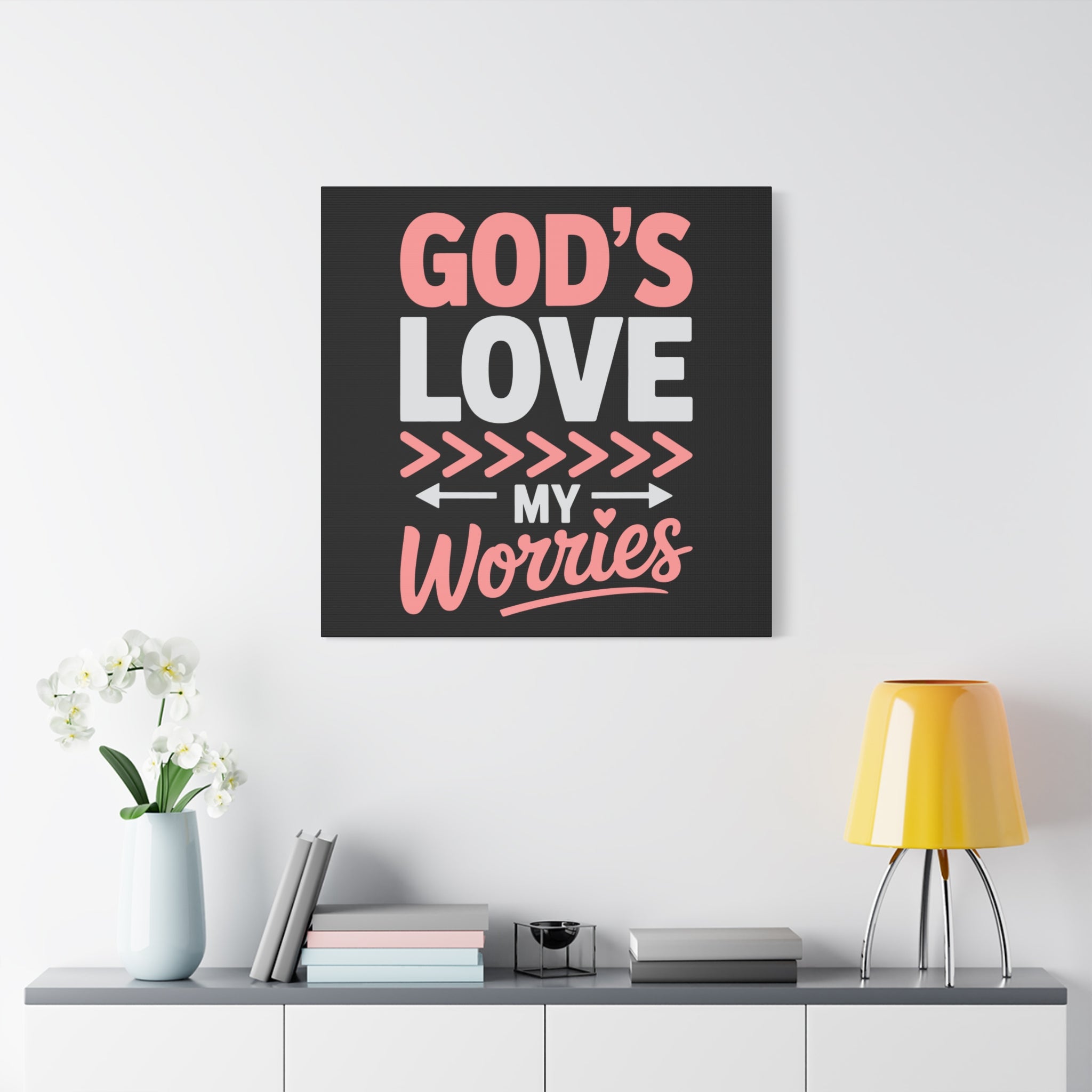 Inspirational Canvas Wall Art, Home Decor, Christian Gift, Motivational Wall Art, Stress Relief Decor, Housewarming Gift