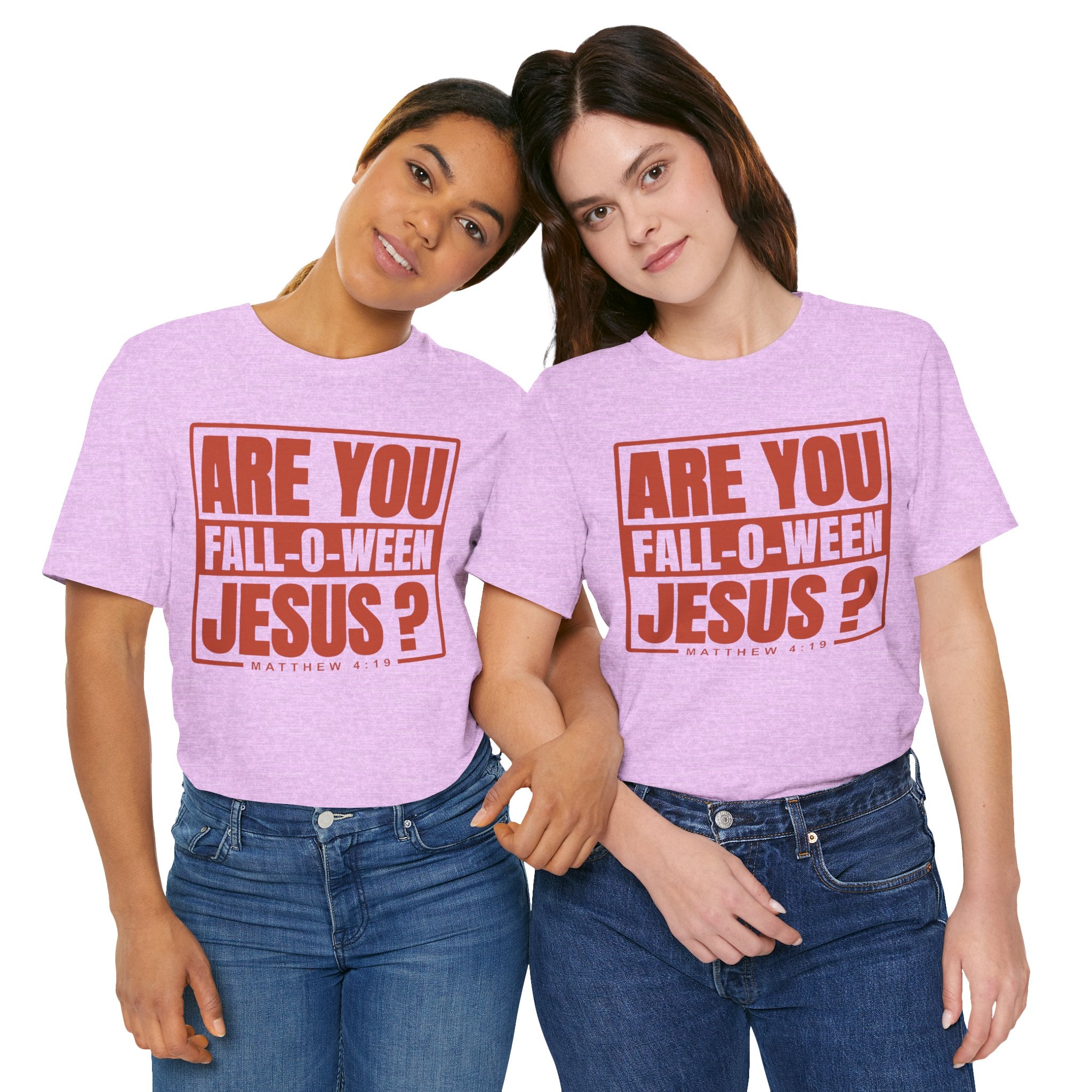 Fall-O-Ween Jesus Tee, Unisex Christian T-shirt, Faith-Based Apparel, Halloween Gospel Shirt, Religious Casual Wear