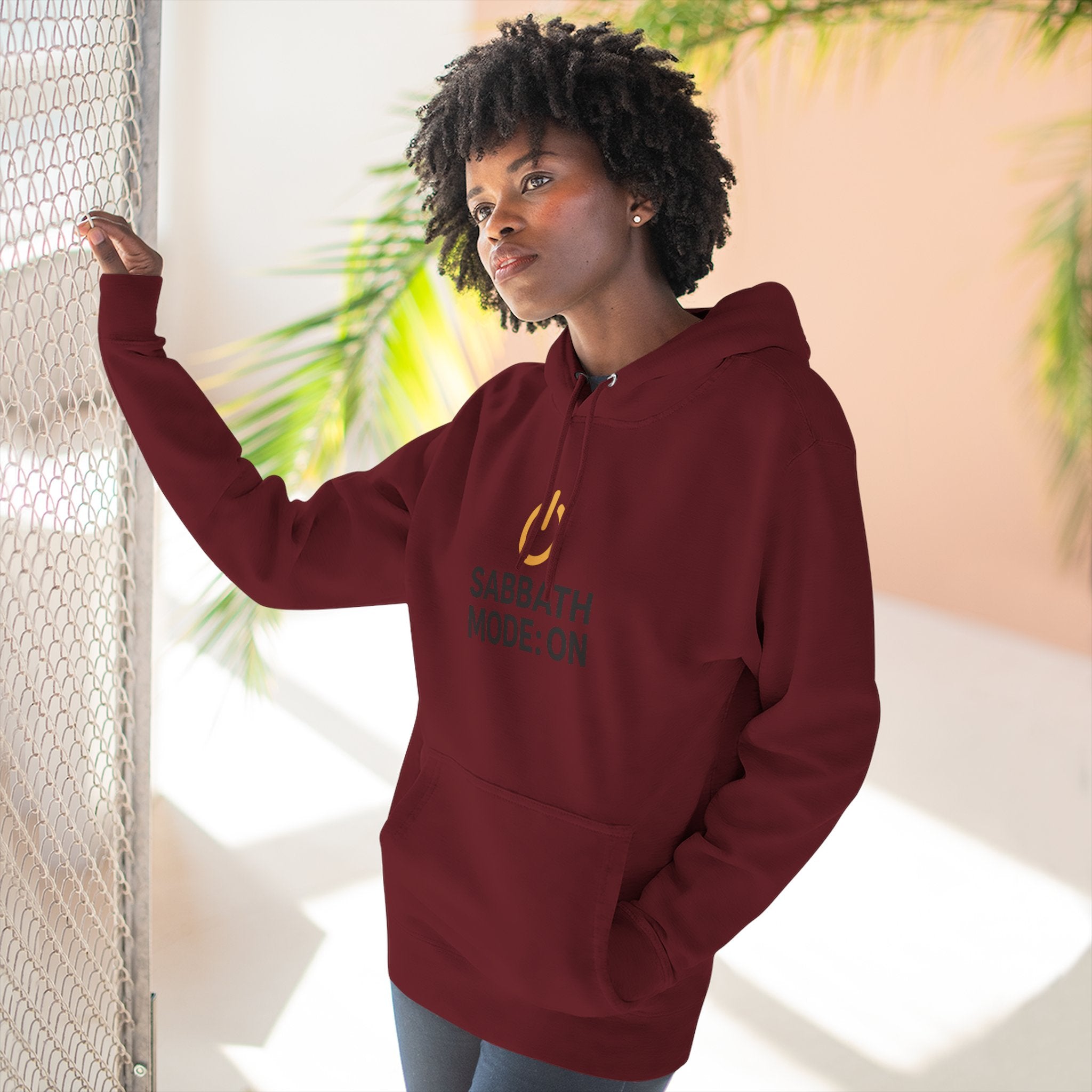 Sabbath Mode Fleece Hoodie | Faith Apparel, Religious Gift, Comfortable Hoodie, Cozy Wear, Spiritual Fashion