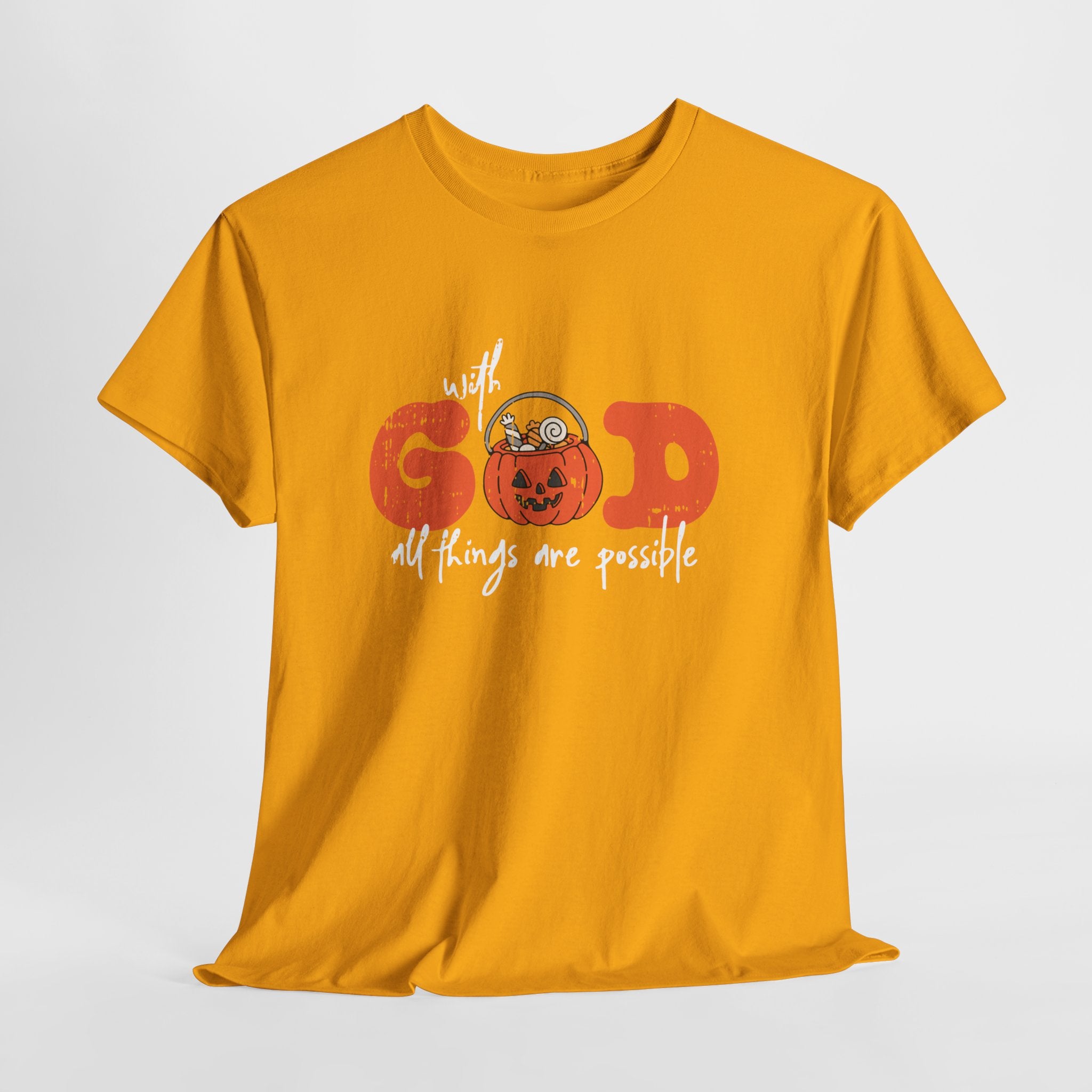 Faith-Inspired Unisex Tee - God All Things Are Possible Shirt