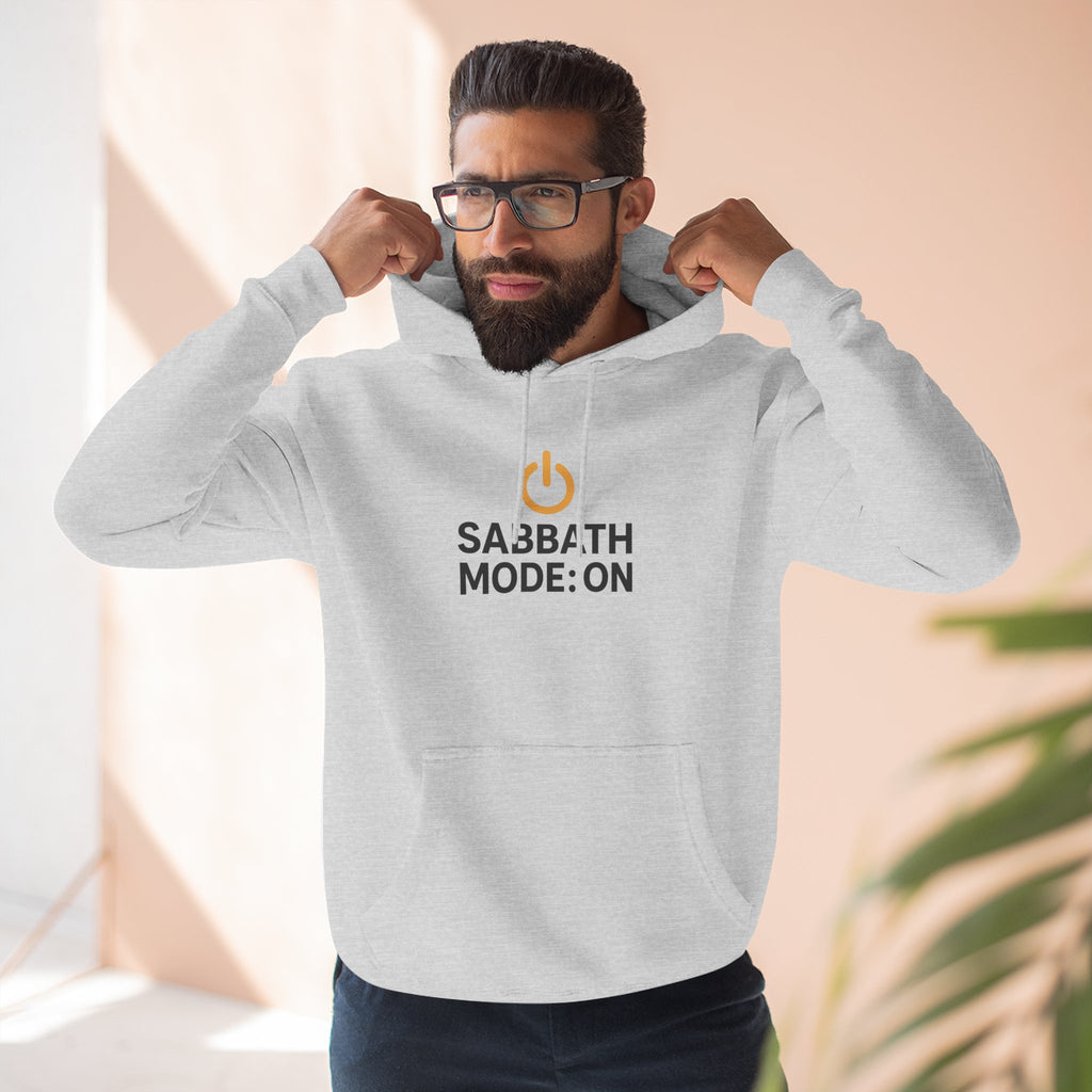 Sabbath Mode Fleece Hoodie | Faith Apparel, Religious Gift, Comfortable Hoodie, Cozy Wear, Spiritual Fashion