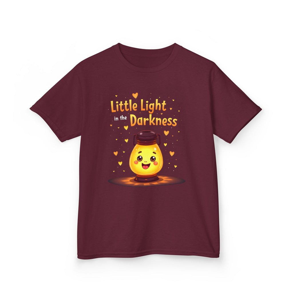 Light in the Darkness Tee - Uplifting Short Sleeve T-Shirt, Fun Gift for Kids, Brighten Their Day, Perfect for Birthdays, Encouragement, kids