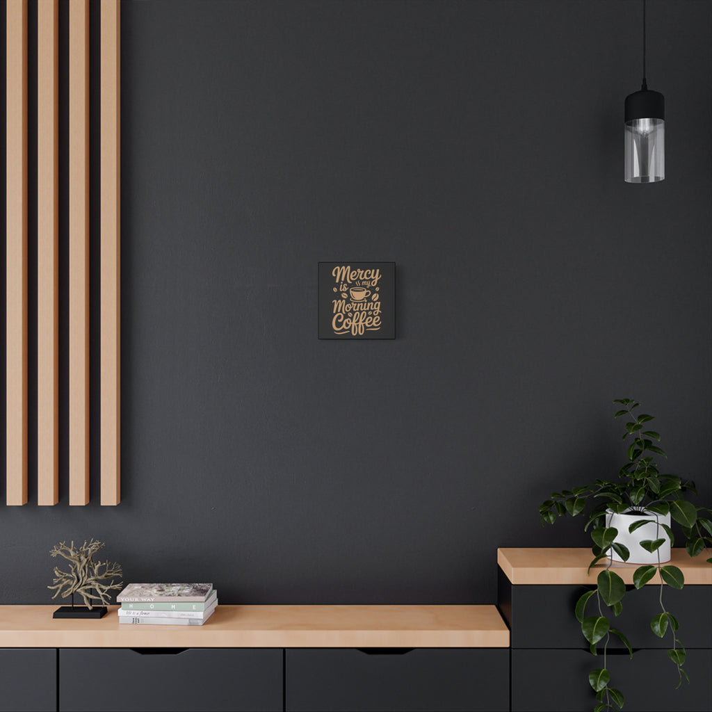 Coffee-Themed Canvas Art Print, Wall Decor for Coffee Lovers, Inspirational Home Decoration, Gift for Friends and Family