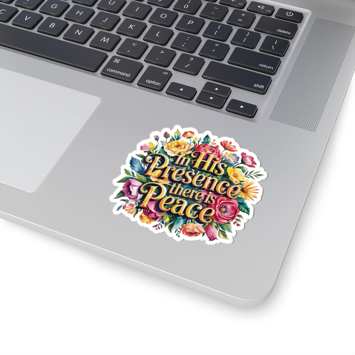 Floral Prayer Kiss-Cut Stickers, Inspirational Stickers for Journals, Laptop, Gift for Friends, Floral Decor, Peaceful Reminder
