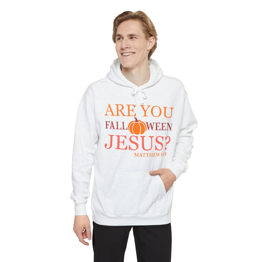 Fall-Themed Hoodie with Inspirational Text | Perfect for Halloween, Cozy Gift, Unisex Apparel, Casual Wear
