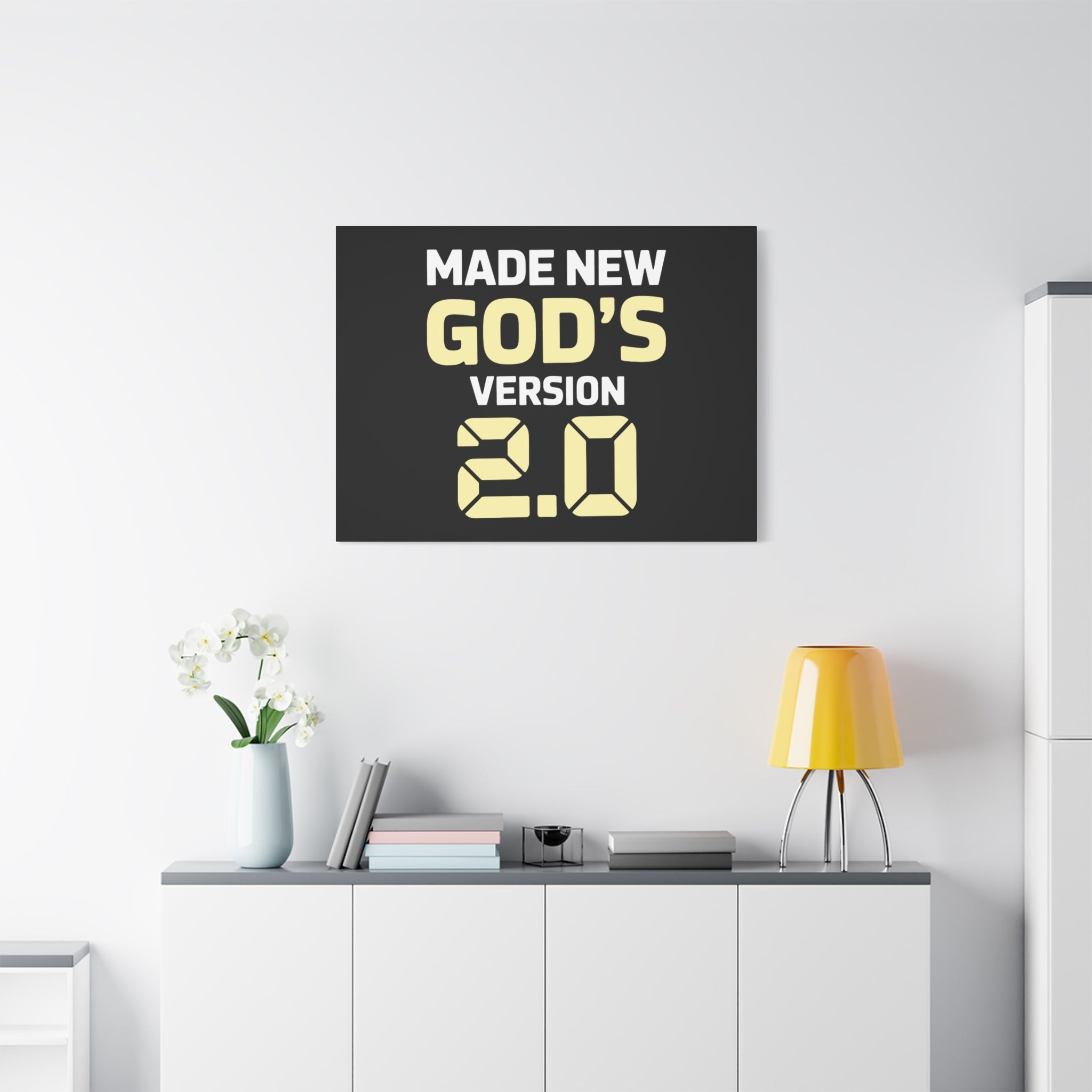 Inspirational Wall Art Canvas, Faith Decor, Home Decoration, Uplifting Gift, Christian Home, Motivational Room
