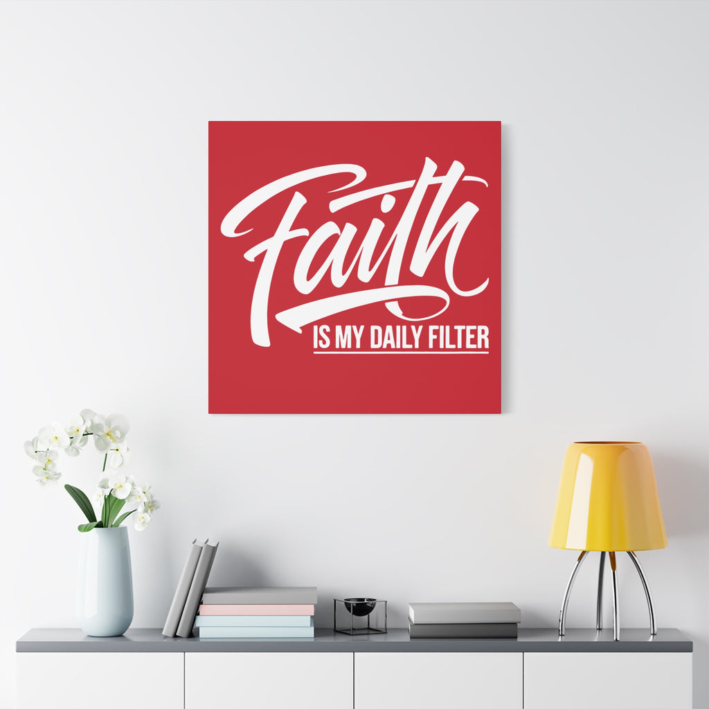 Copy of Inspirational Canvas Wall Art, Faith Quote Decor, Motivational Home Decor, Gray Wall Hanging, Gift for Faith Lovers