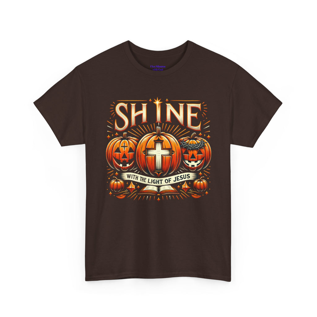 Halloween Jesus Graphic Tee | Unisex Cotton T-Shirt, Spooky Season Apparel, Faith-Based Shirt, Autumn Fashion, Christian Gift